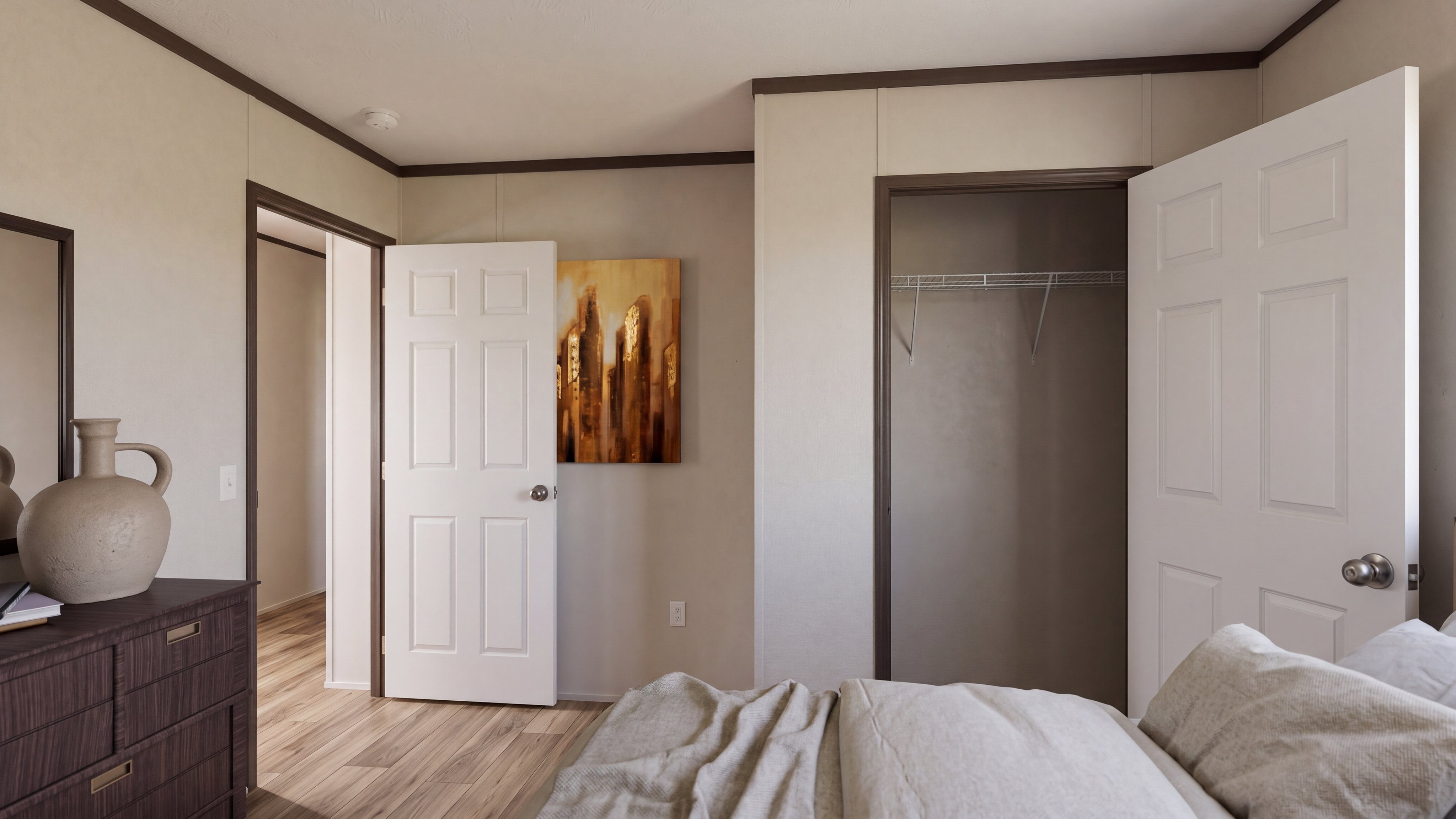 Bedroom rendering of the Festival home.
