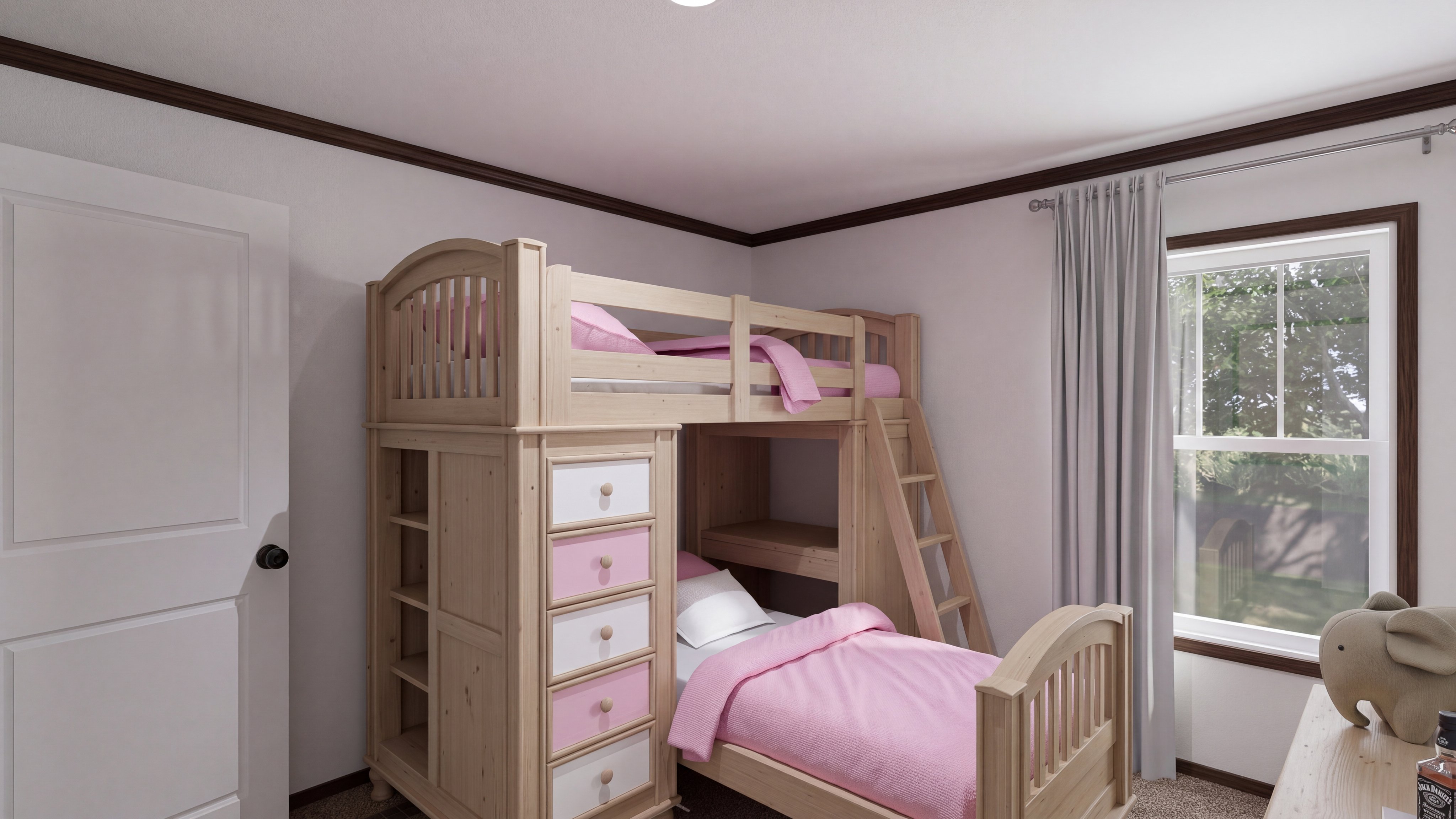 Bedroom rendering of the Boujee 2 home.