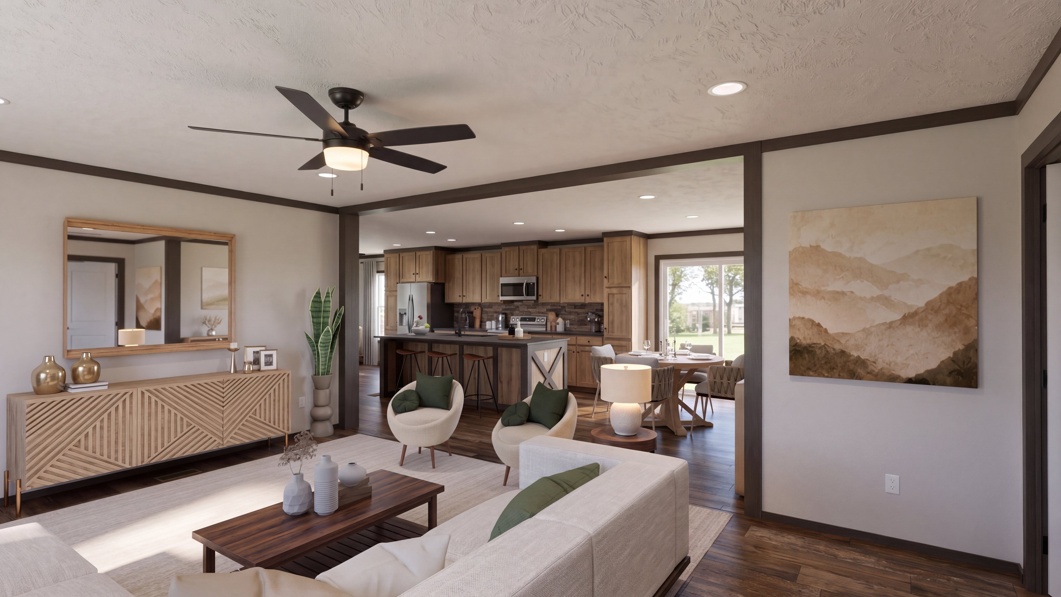 Foyer rendering of the Boujee 2 home.