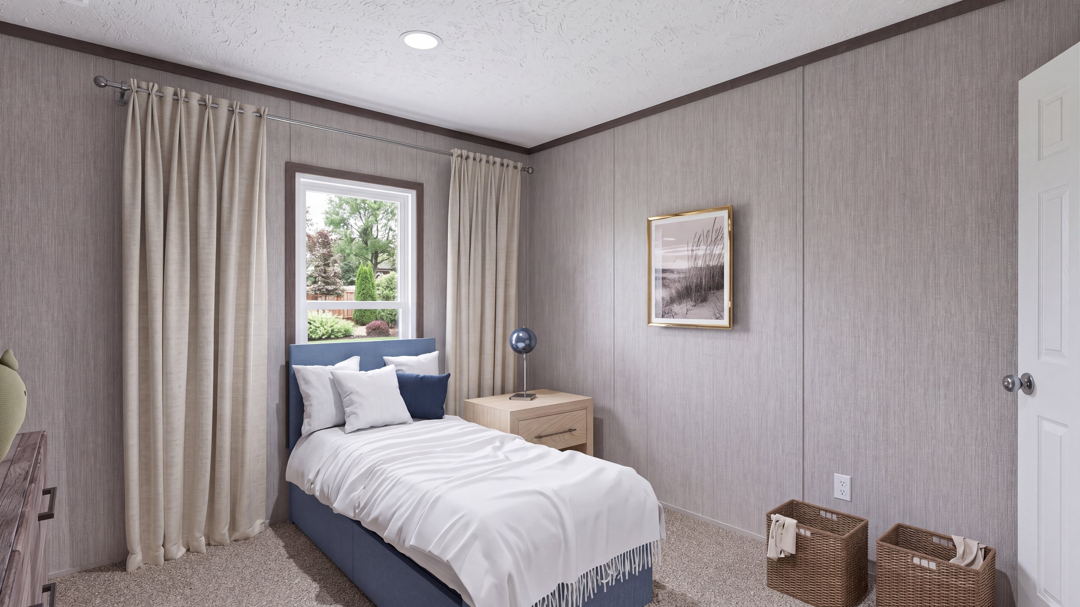 Bedroom rendering of the The Shoreline home.