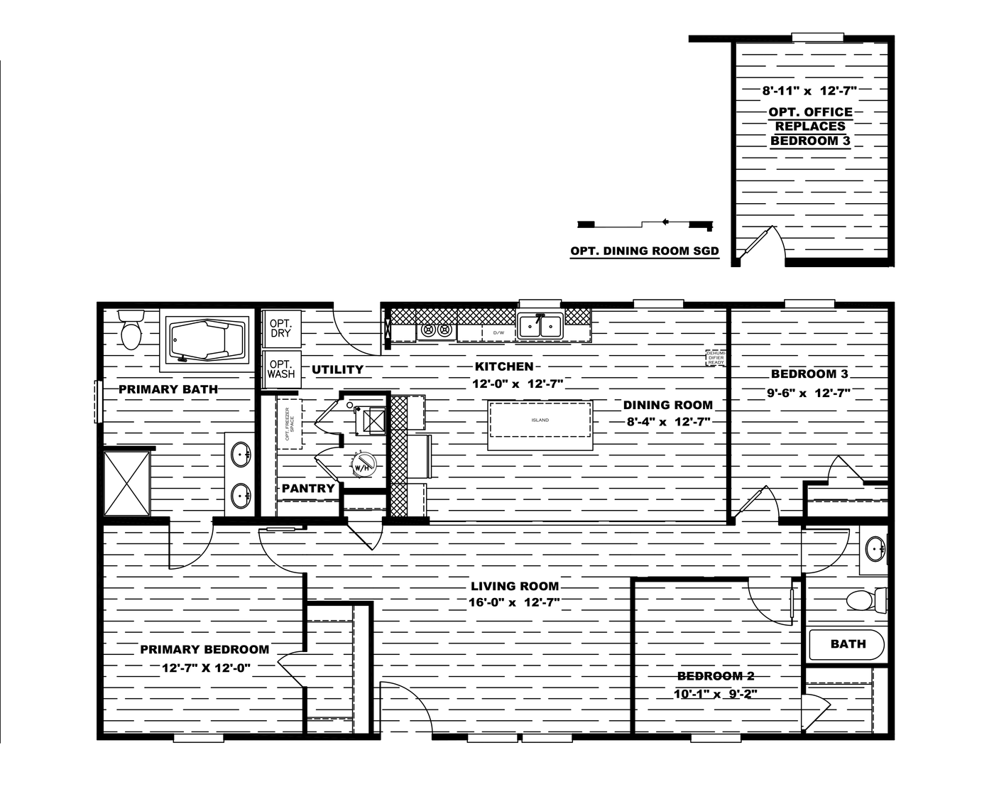 The Eagle 48 - Floor Plan 1