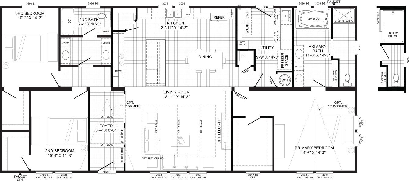 The Reed - Floor Plan 1
