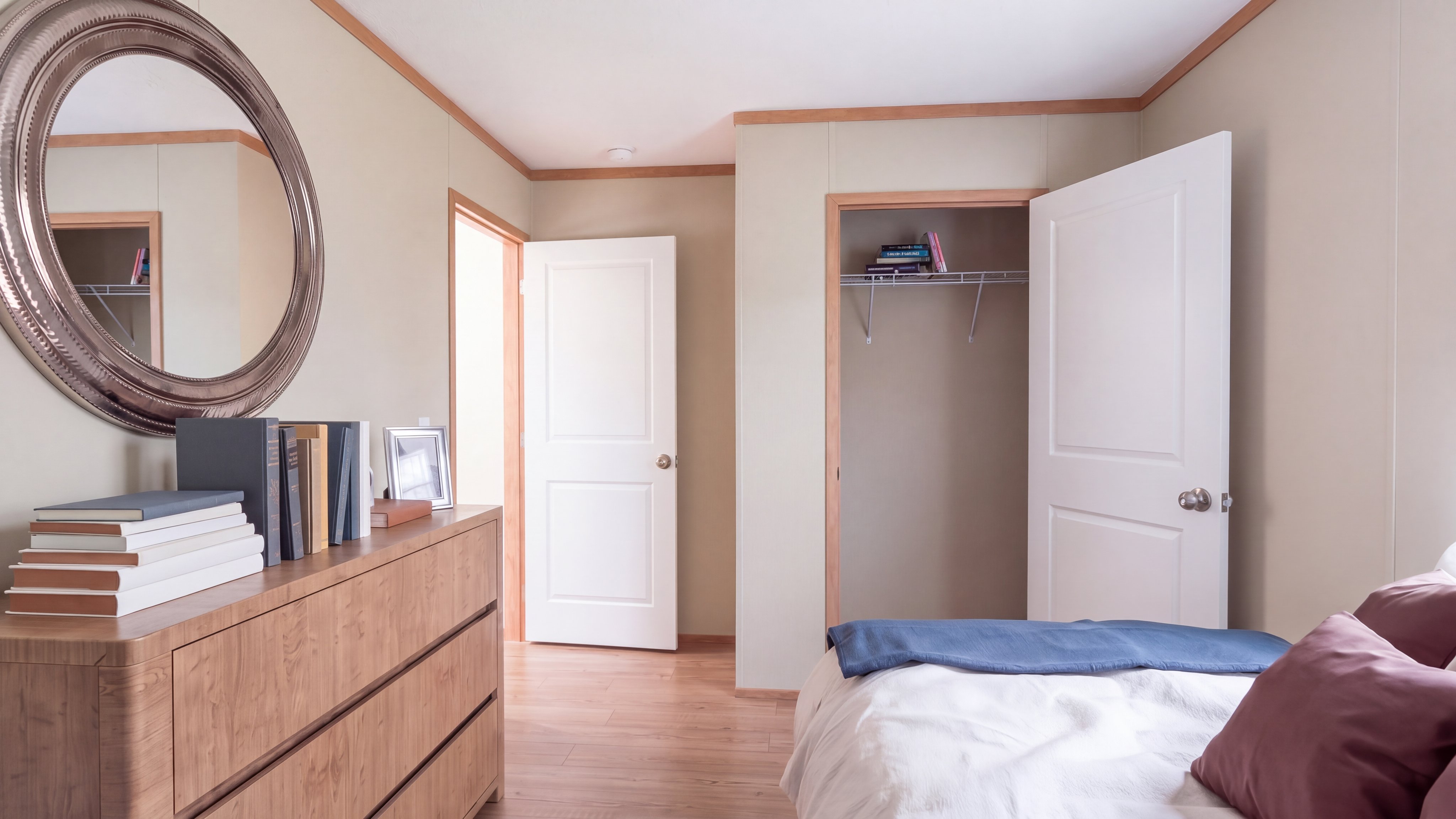 Bedroom rendering of the Rainier home.