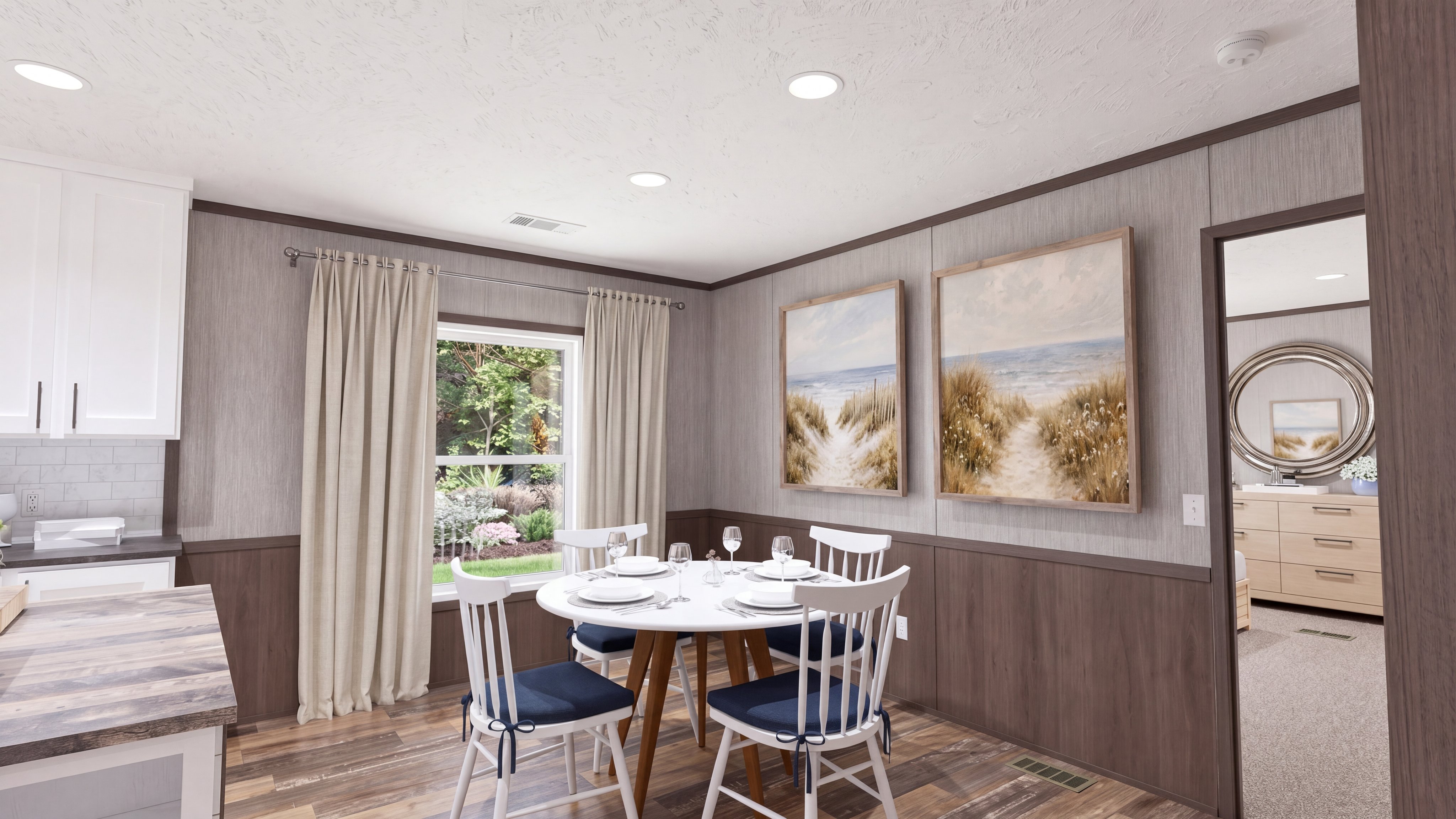 Dining room rendering of the The Shoreline home.