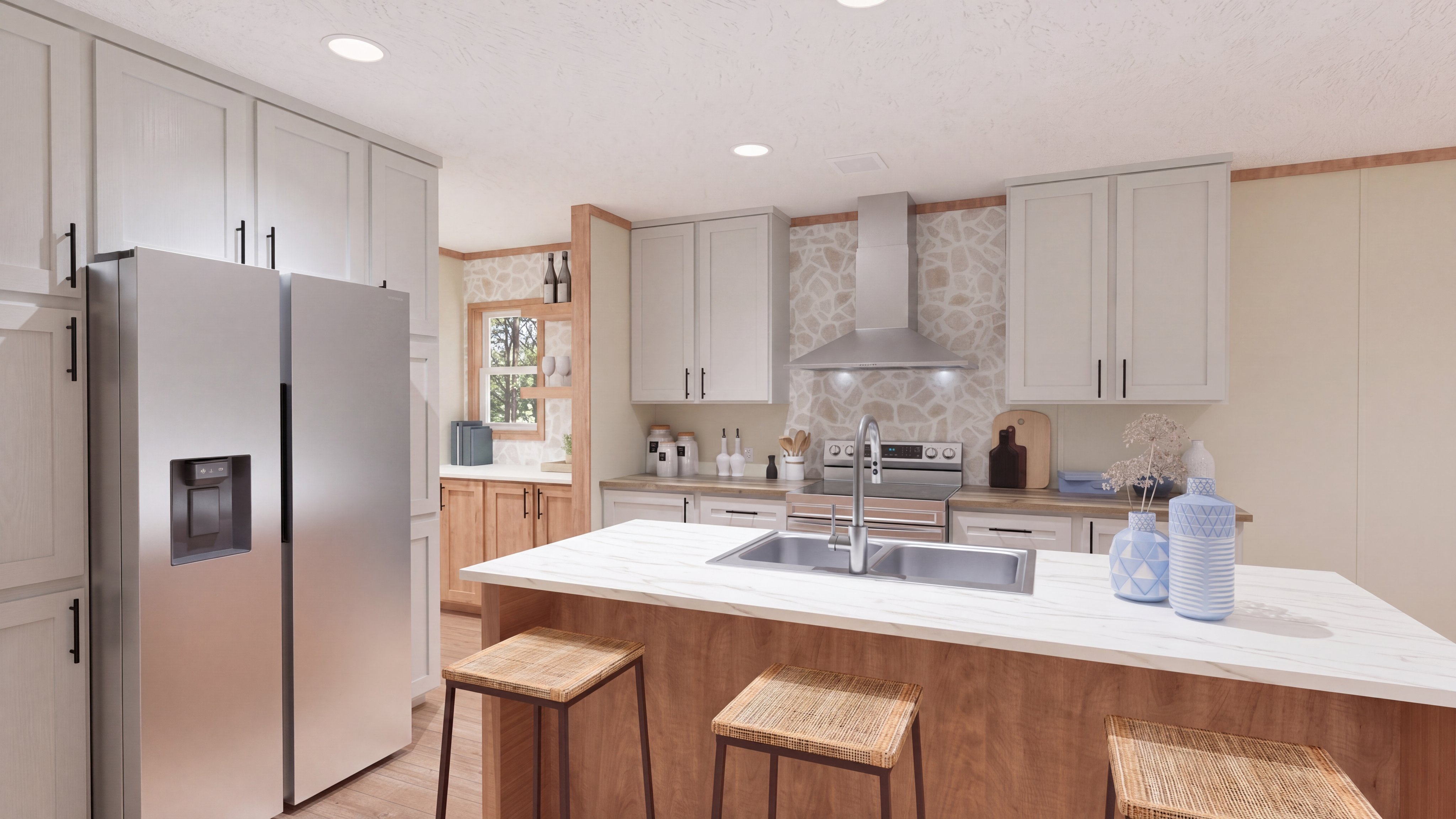 Kitchen rendering of the Sydney home.