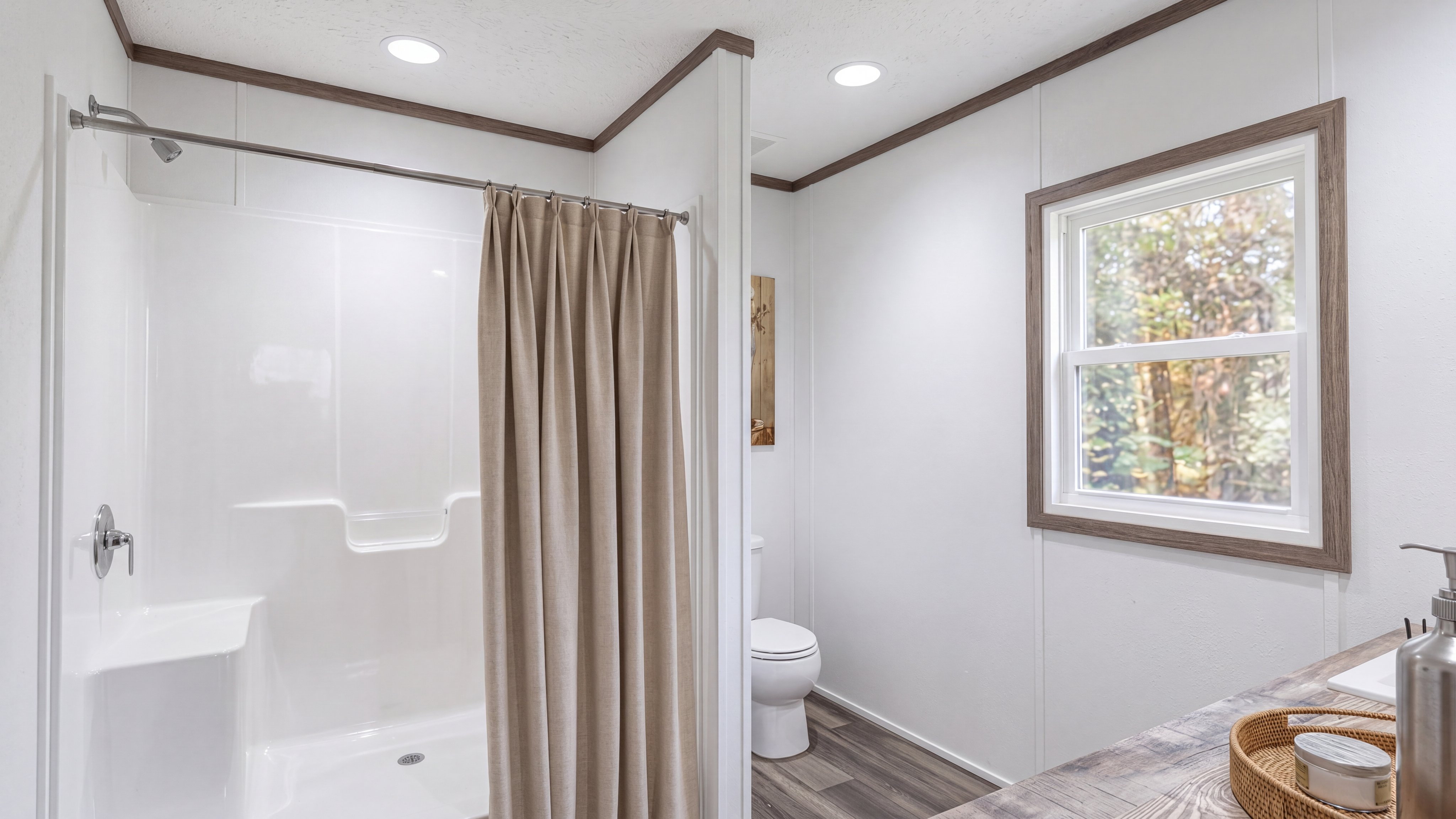 Primary bathroom rendering of the Essence home.