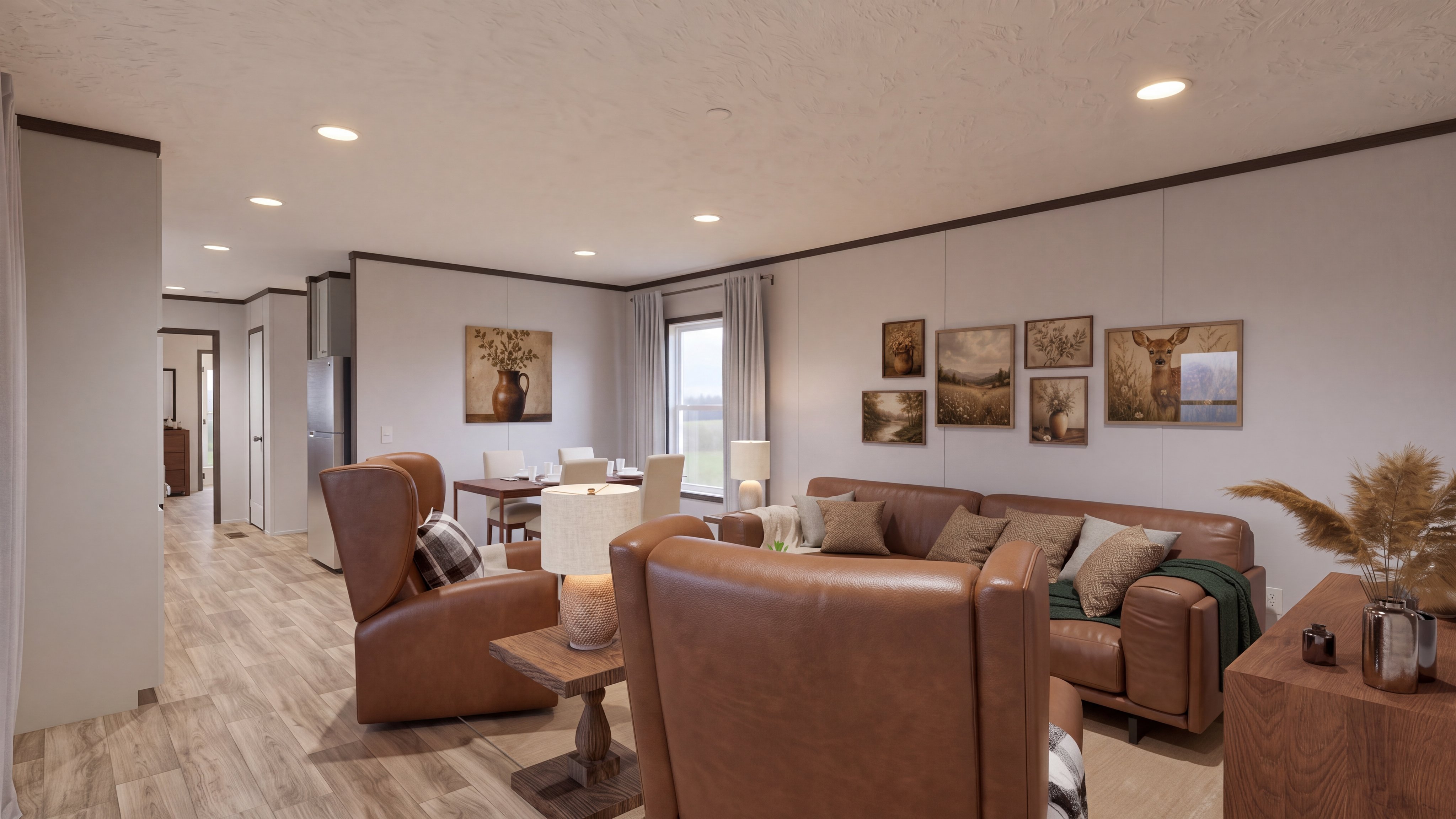 Foyer rendering of the Desire home.
