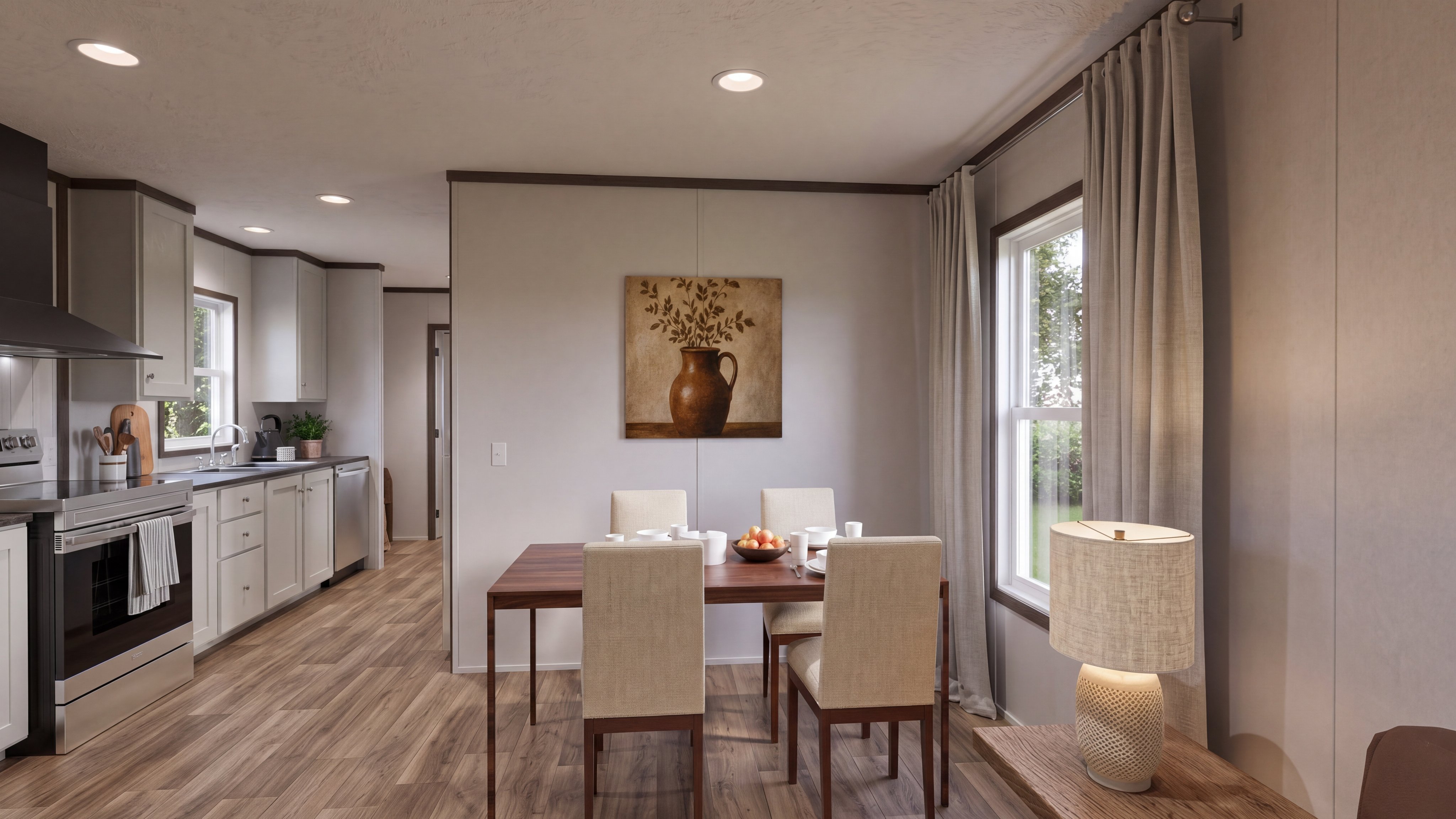 Dining area rendering of the Desire home.