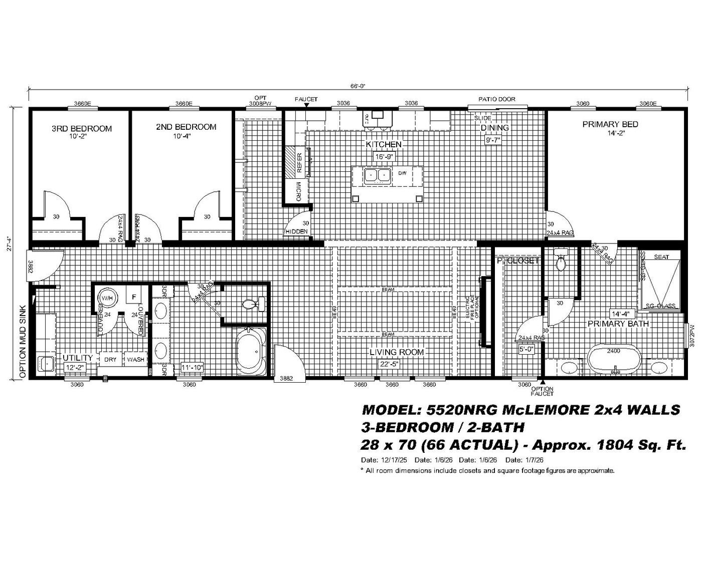 The Mclemore - Floor Plan 1