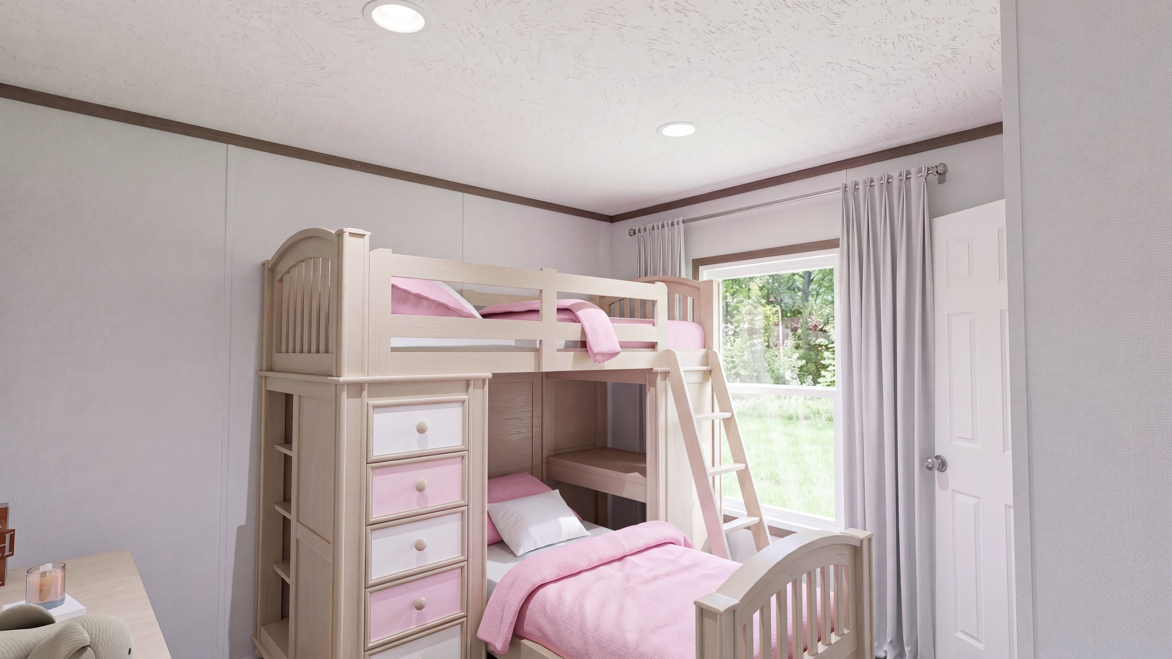 Bedroom rendering of the Empower home.