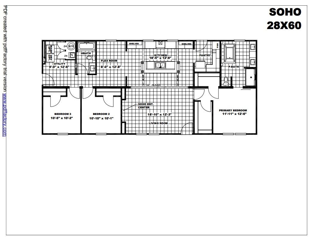 The Freedom Soho - Floor Plan 1