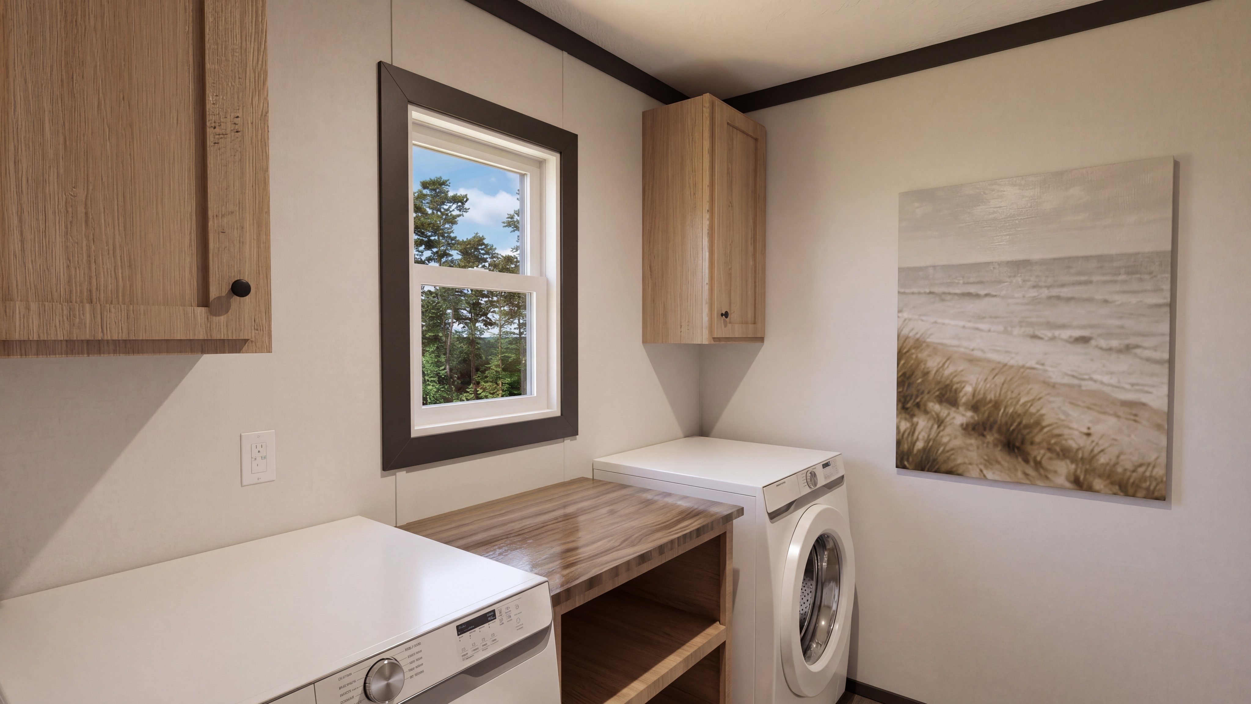 Utility room rendering of the Boujee 2 home.