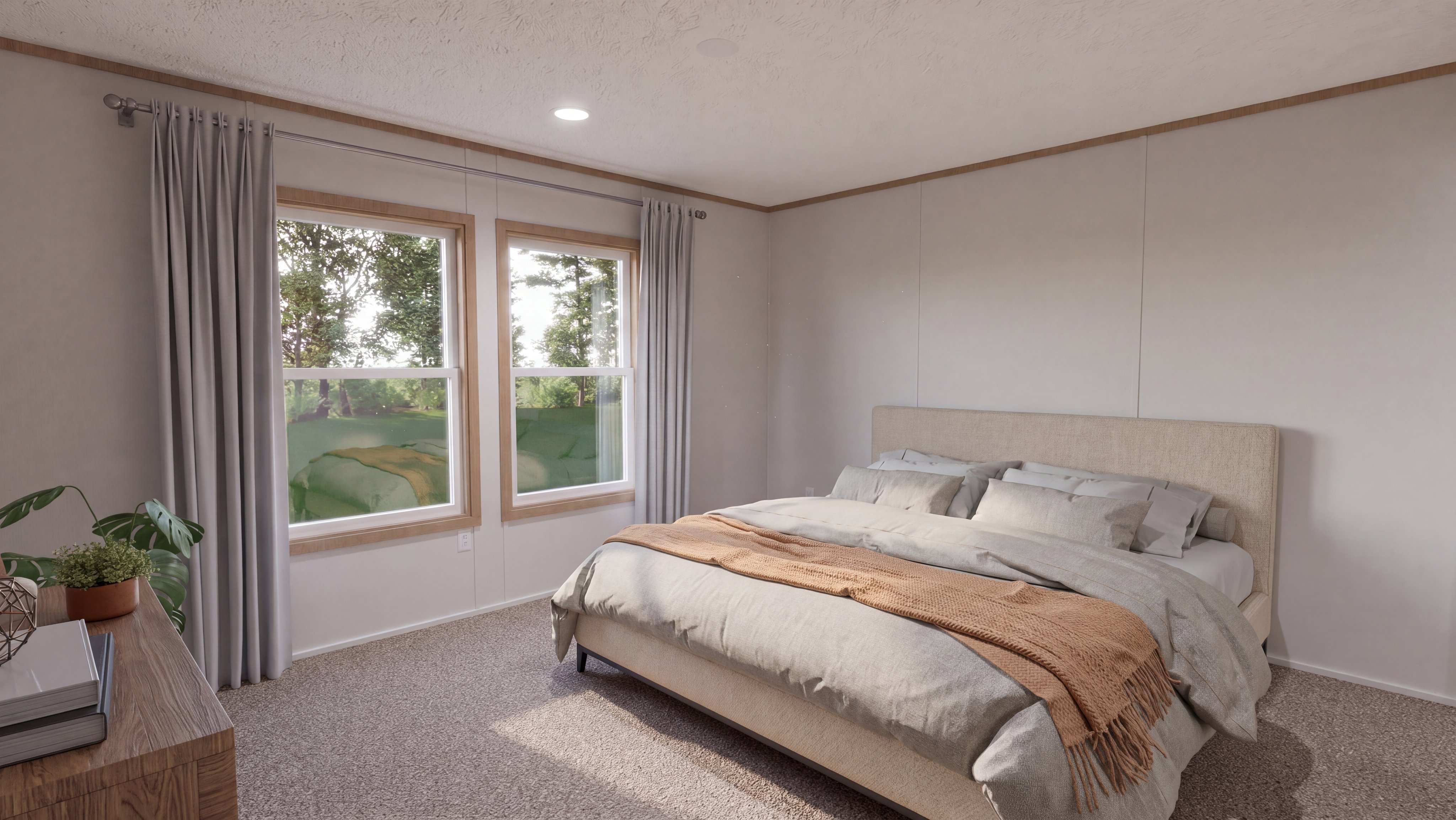 Bedroom rendering of the The Choice home.