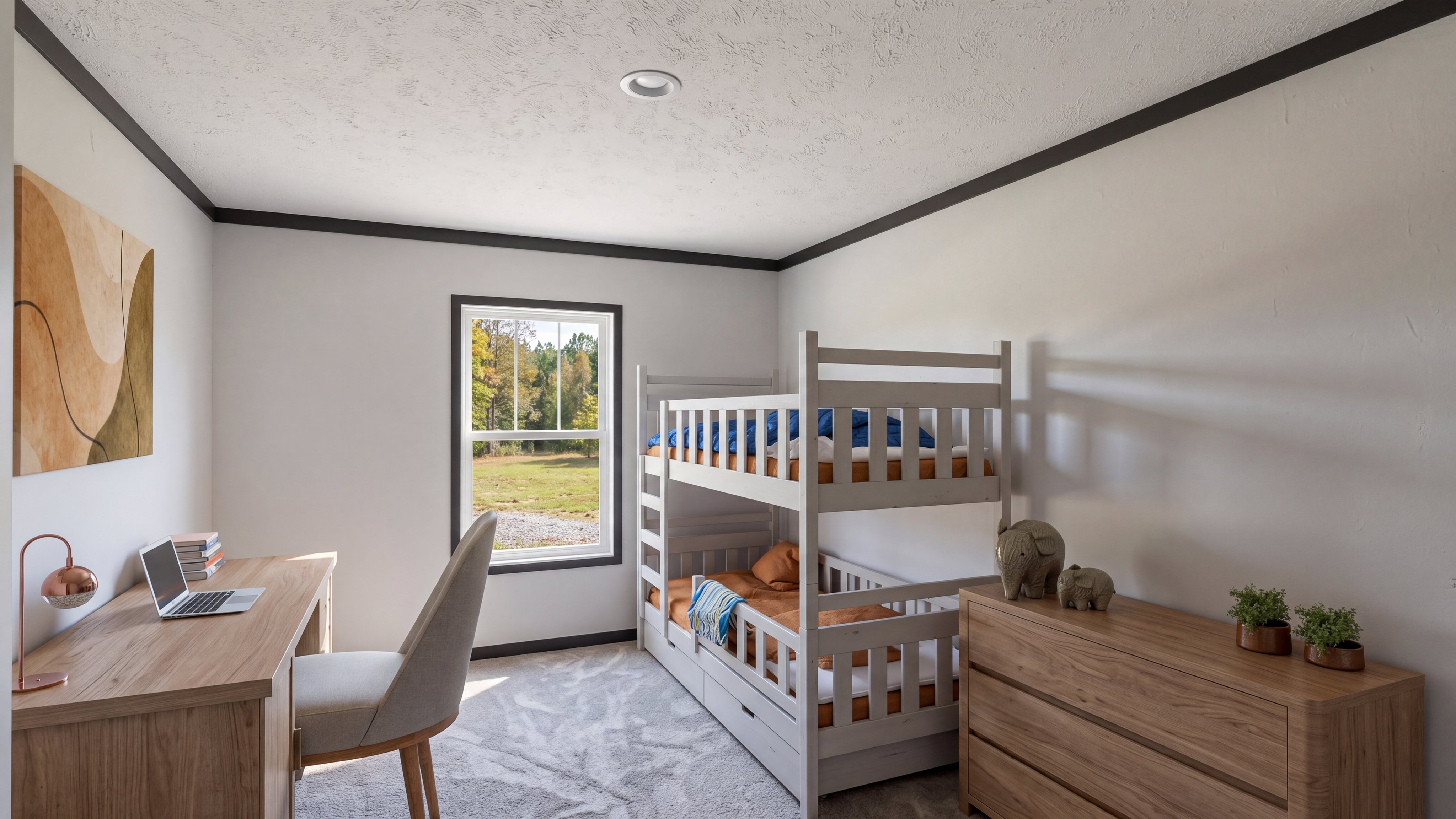 Bedroom rendering of the Boujee Lux home.