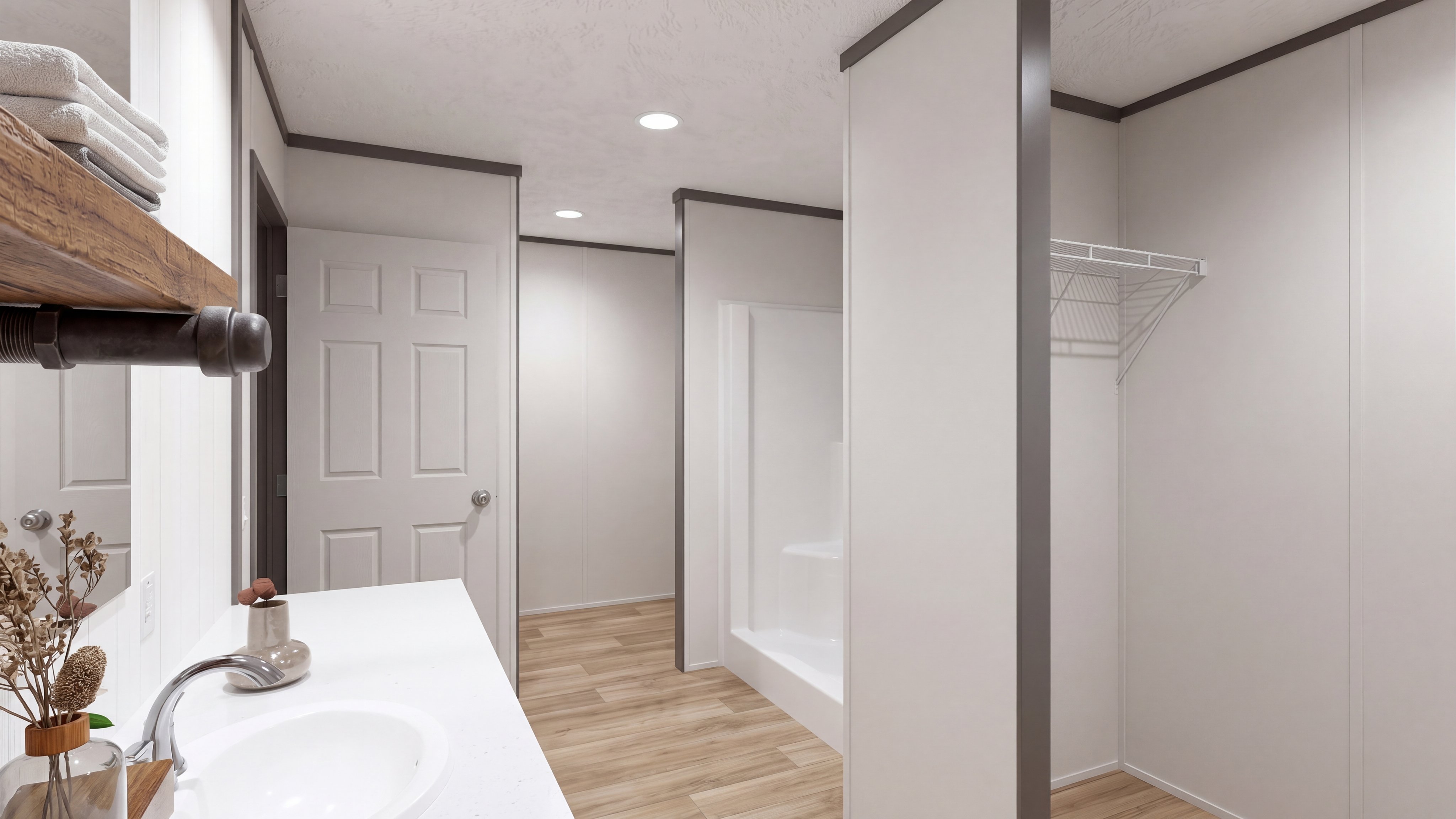 Primary bathroom rendering of the Colossal home.