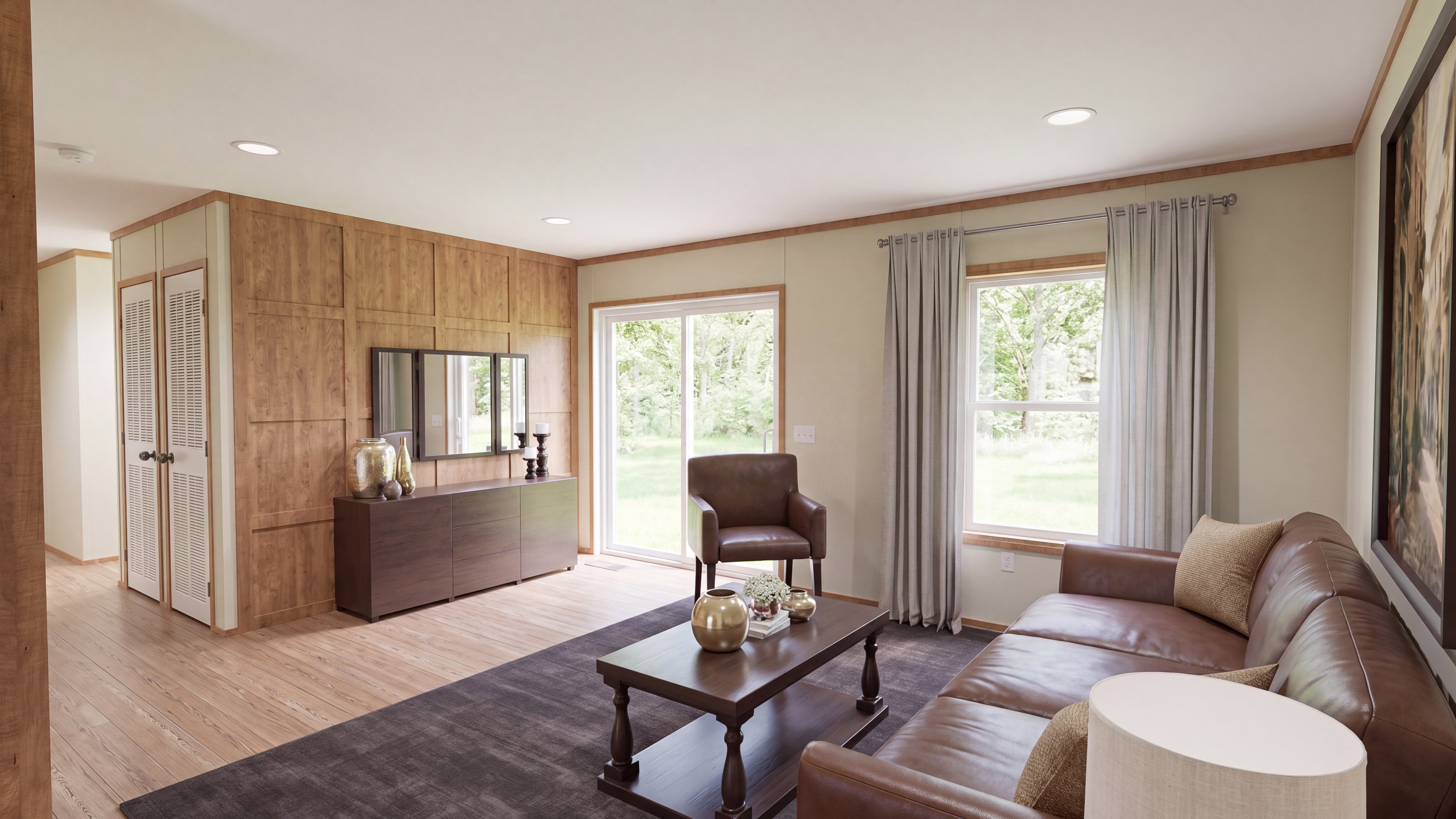 Den rendering of the Rainier home.