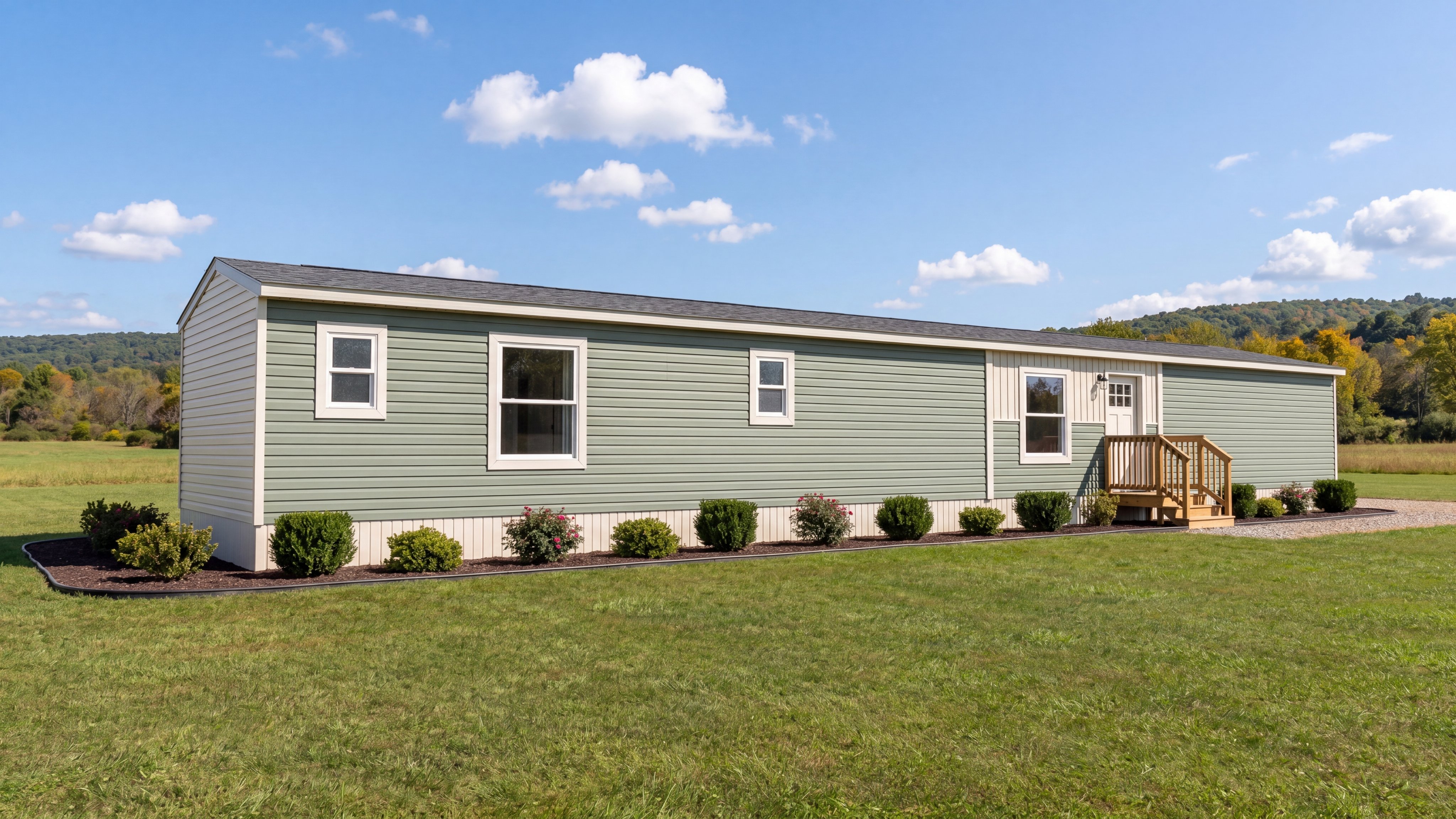 Exterior rendering of the Zion home.