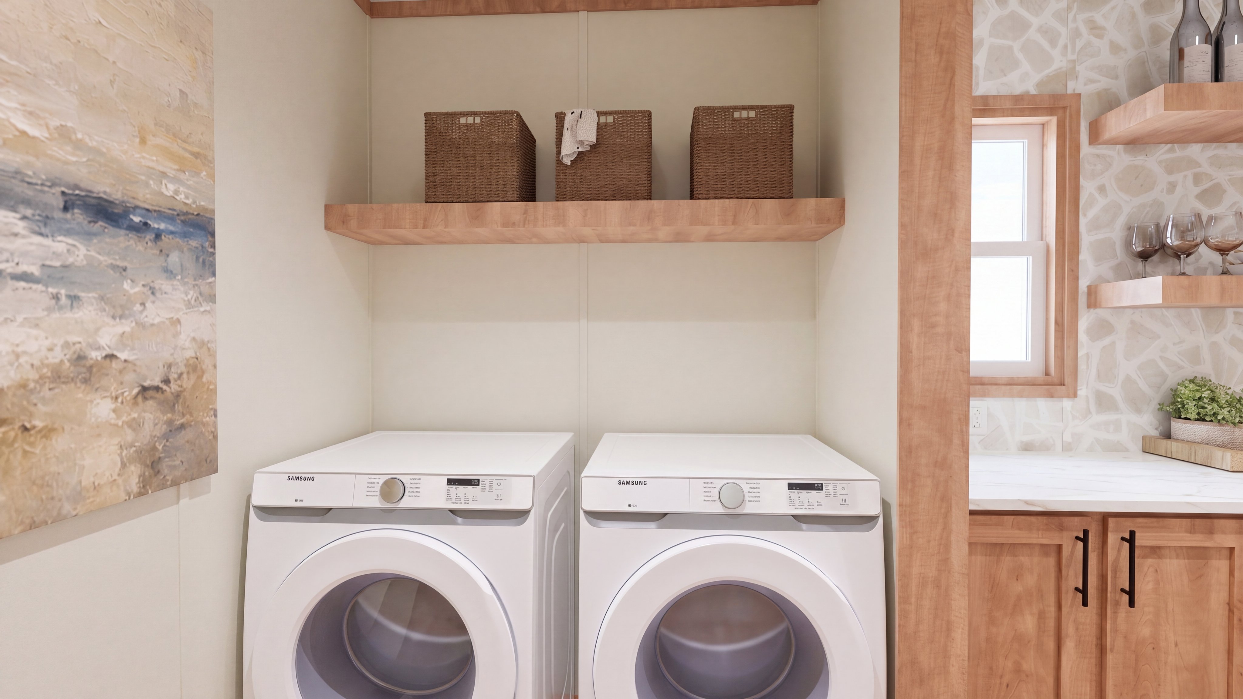 Utility room rendering of the Sydney home.