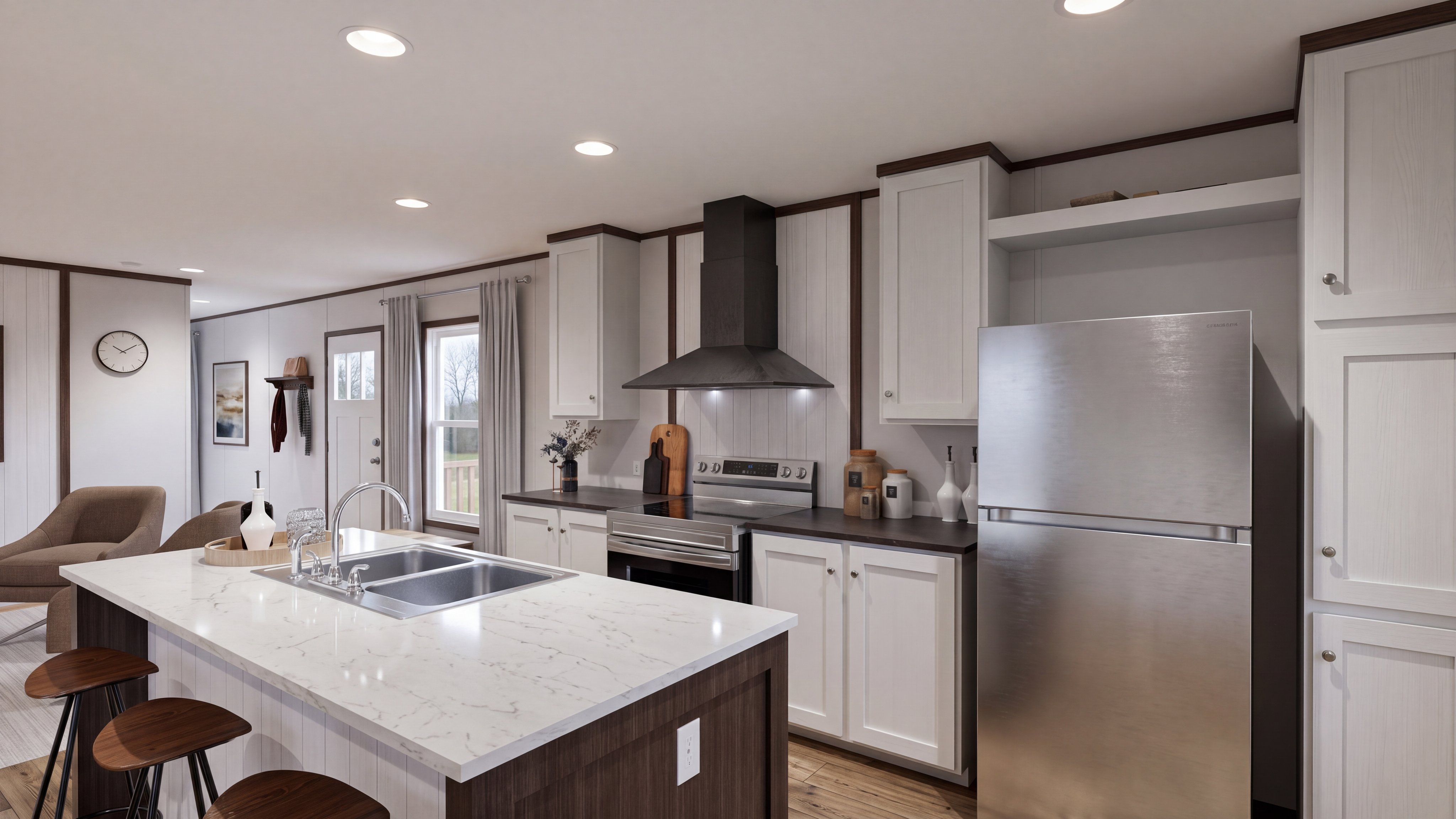 Kitchen rendering of the Colossal home.