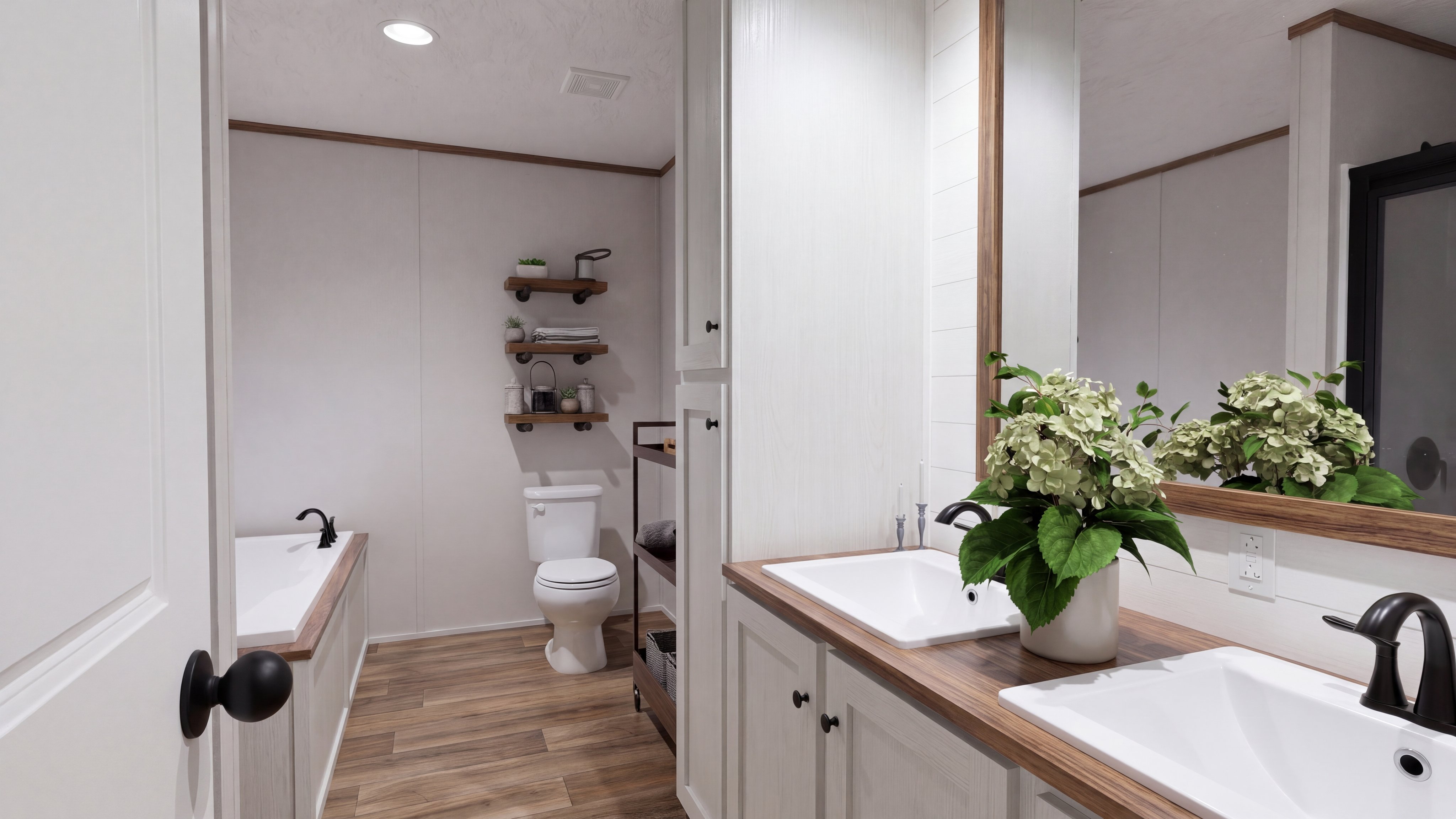 Primary bathroom rendering of the The Choice home.