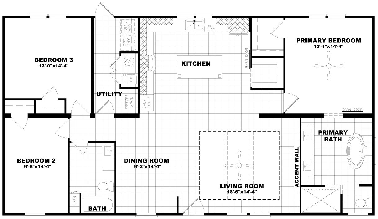 The Durango - Floor Plan 1