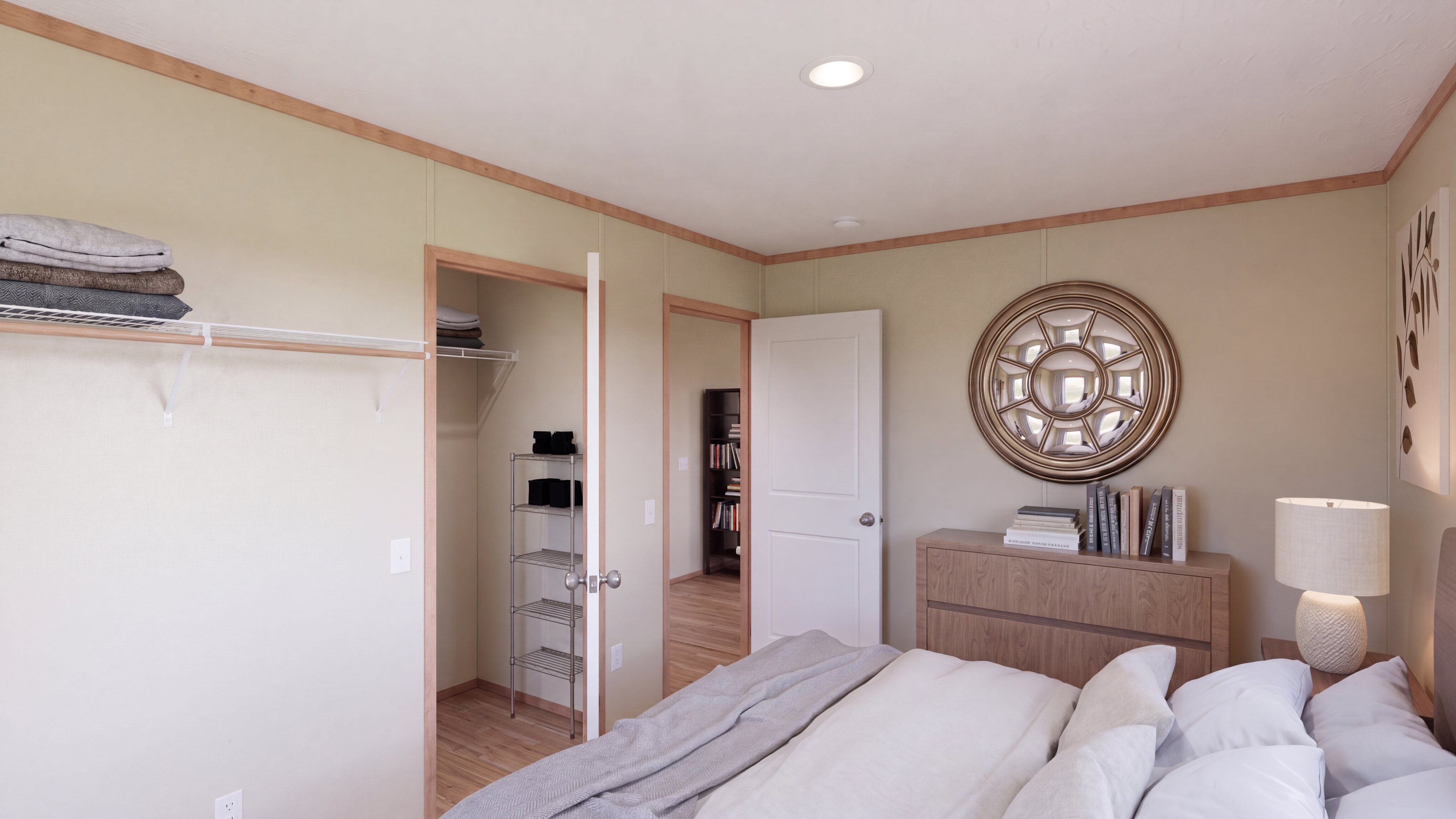 Bedroom rendering of the Fiji home.