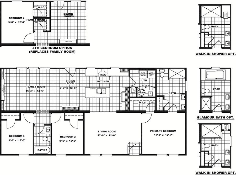 Classic 56d - Floor Plan 1