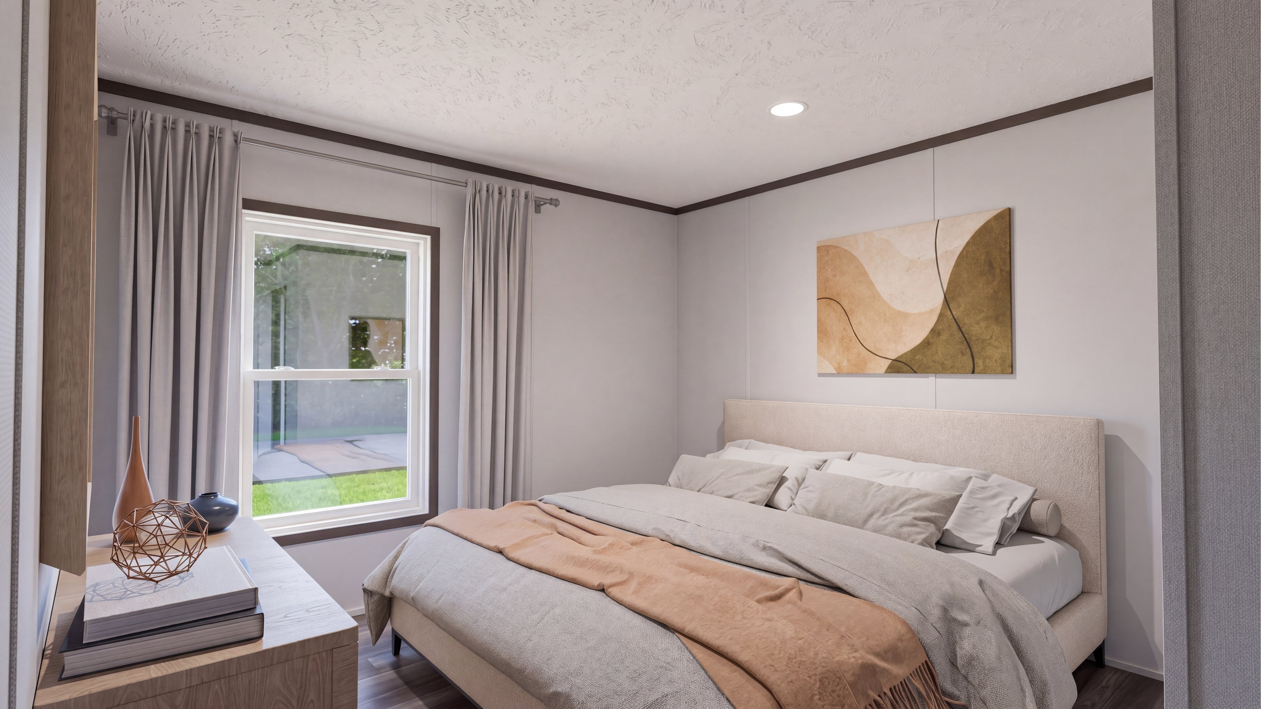 Bedroom rendering of the Empower home.