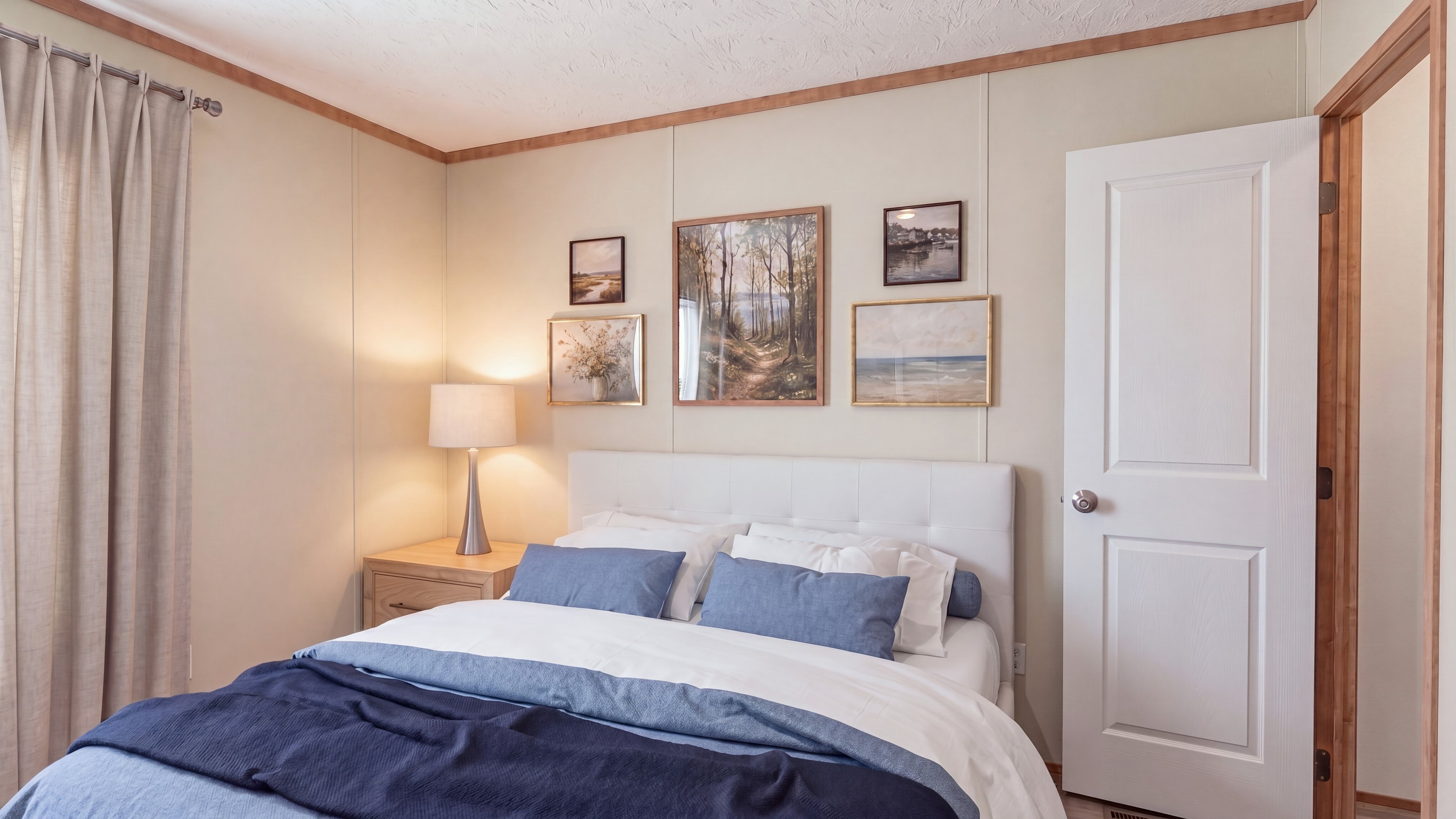 Bedroom rendering of the Sydney home.
