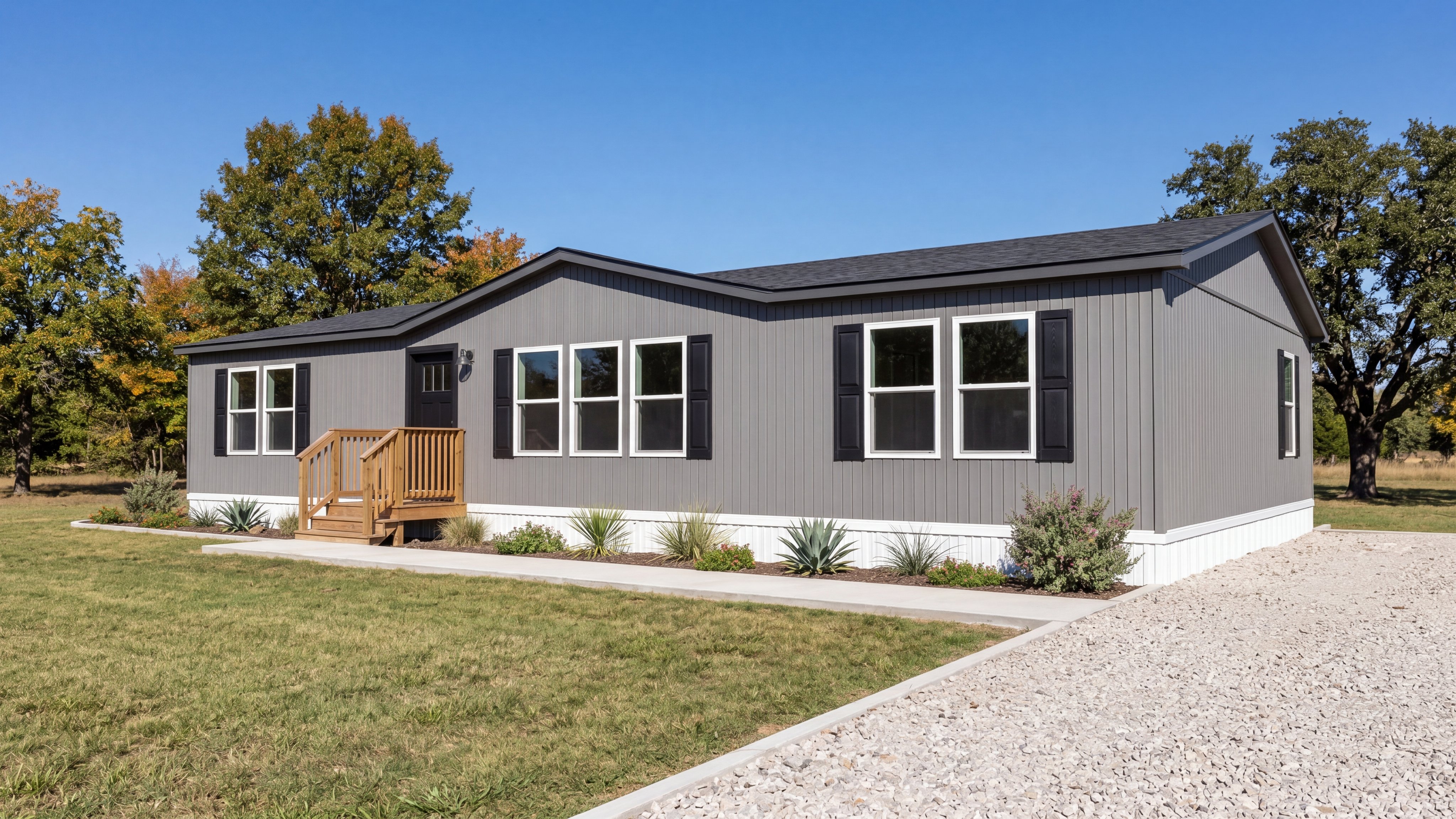 Exterior rendering of the Discover home.