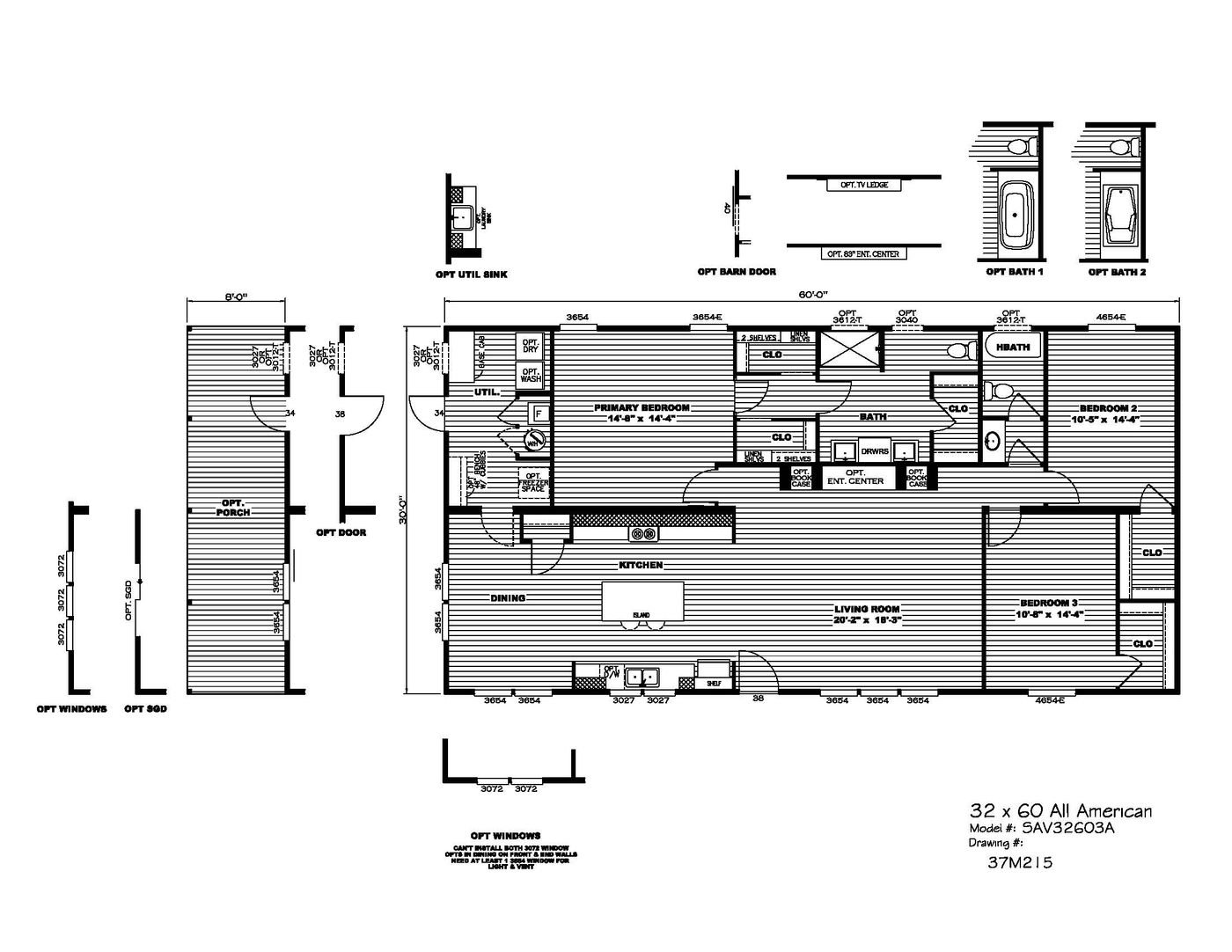 All American - Floor Plan 1