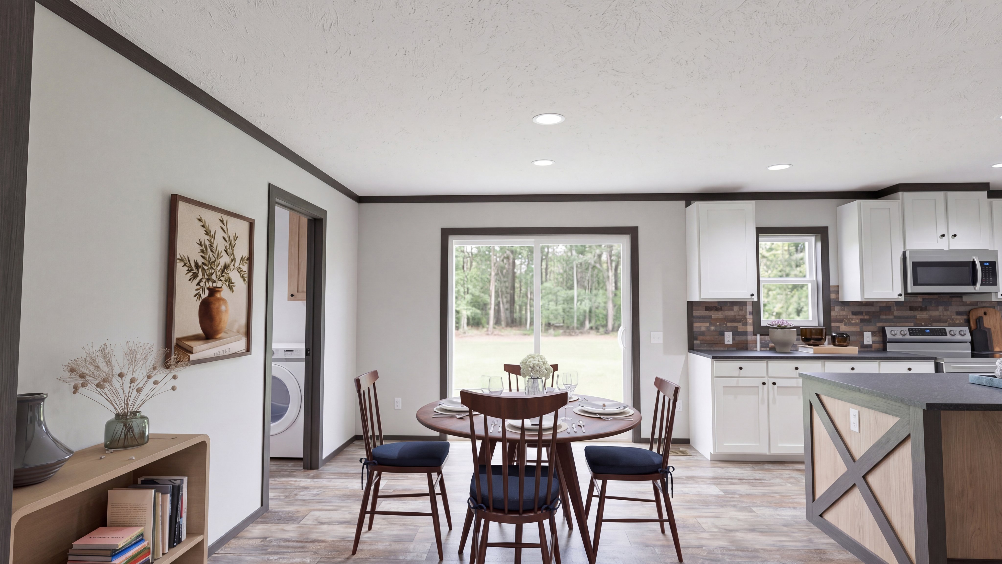 Dining area rendering of the Boujee Xl 2 home.