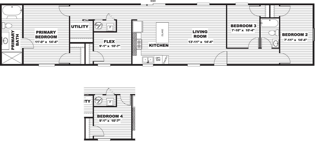 Aspen - Floor Plan 1