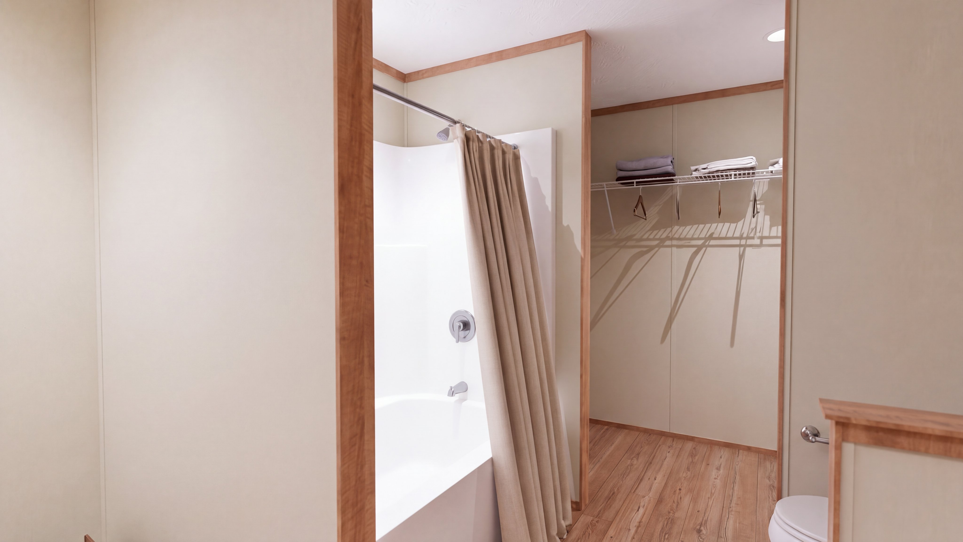 Primary bathroom rendering of the Snowcap home.