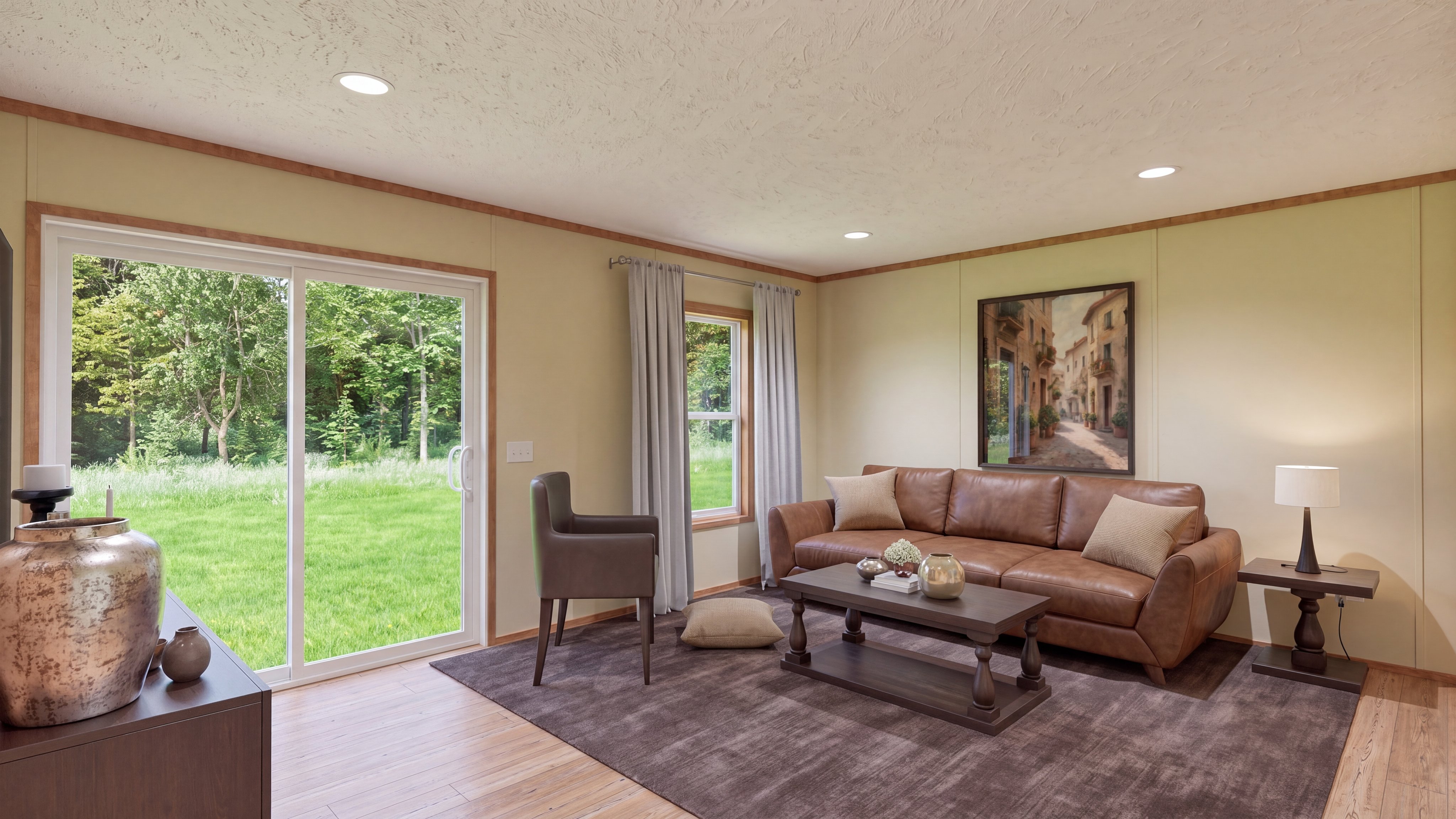 Den rendering of the Rainier home.