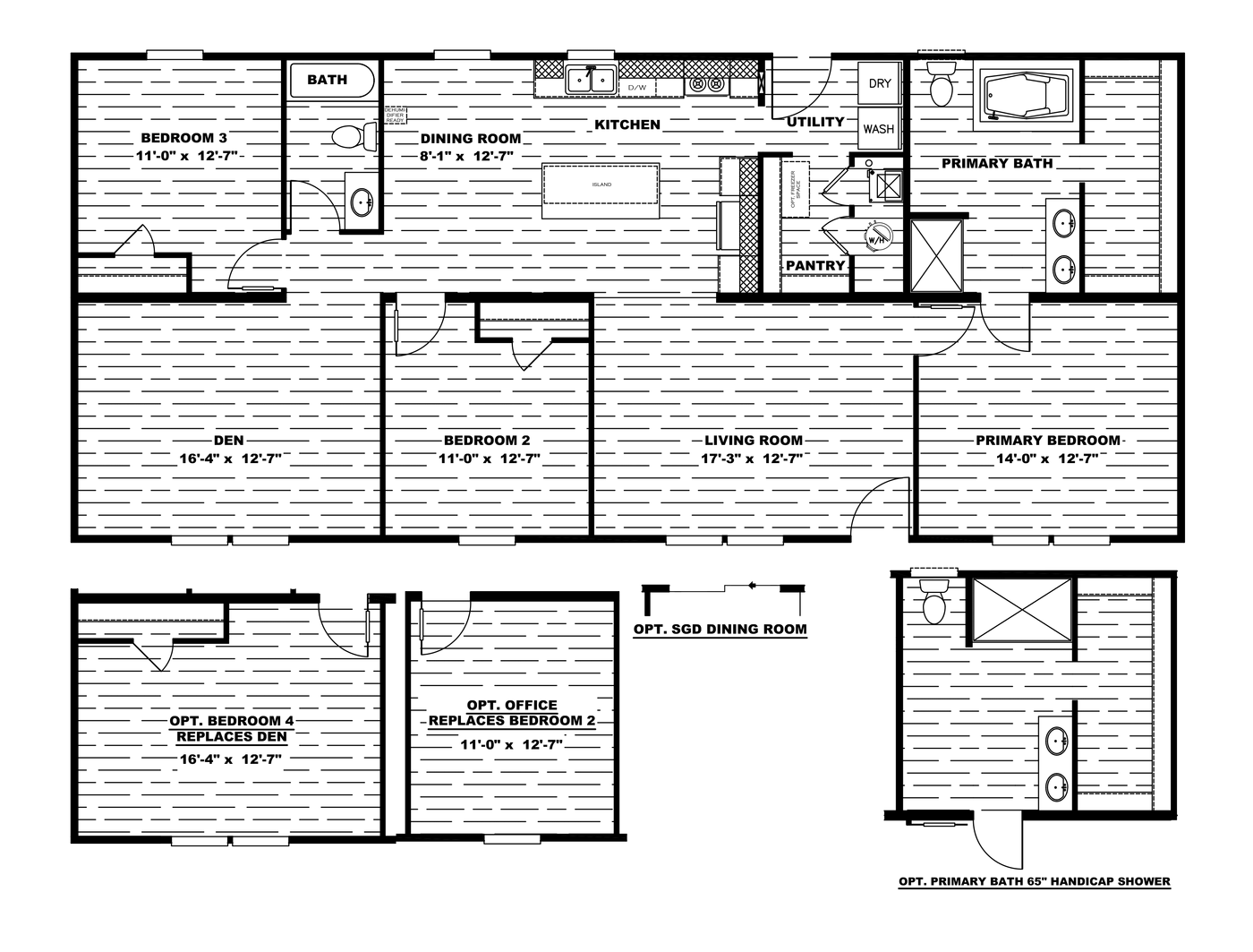 The Eagle 60 - Floor Plan 1