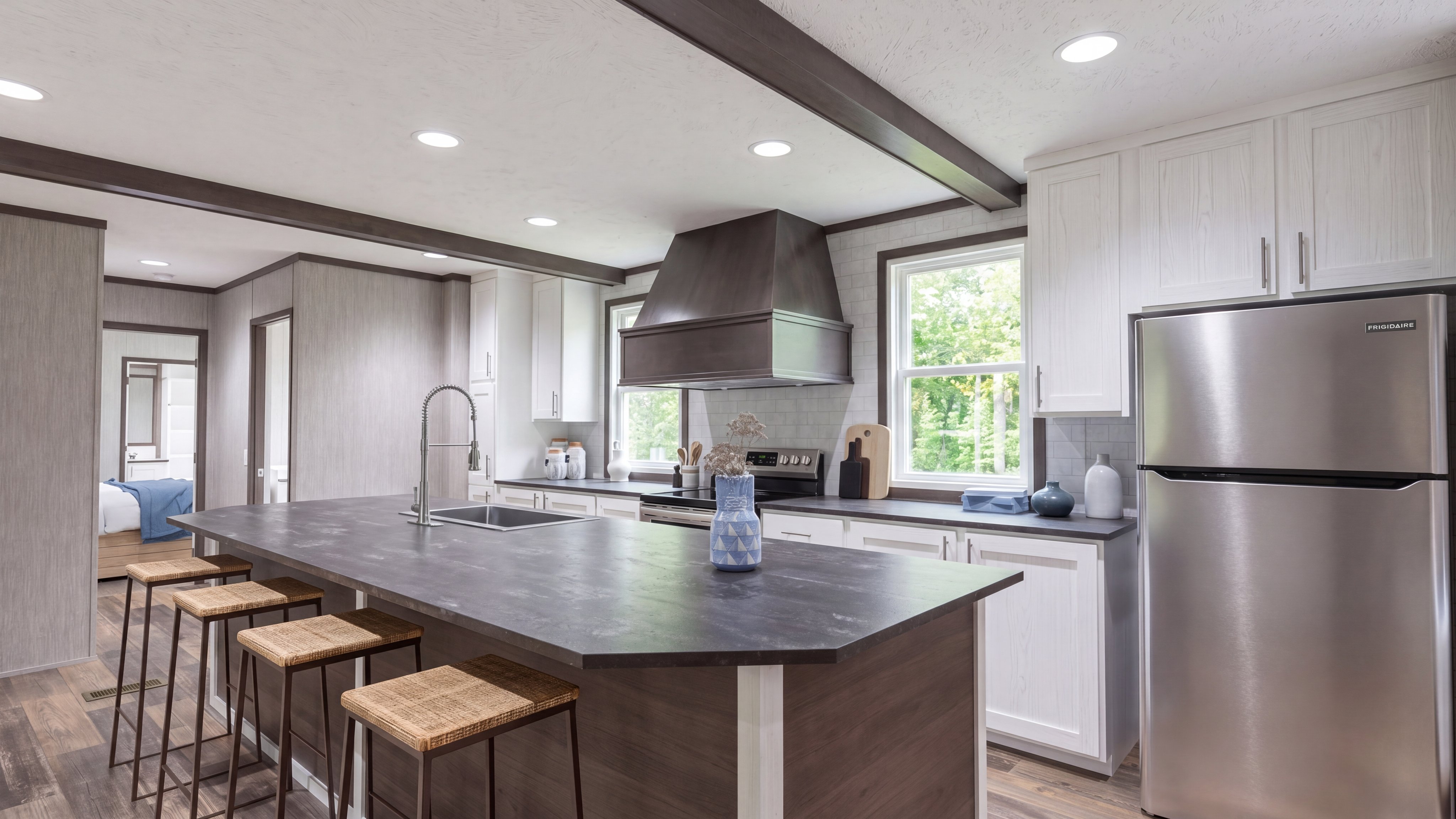 Kitchen rendering of the The Seaside home.