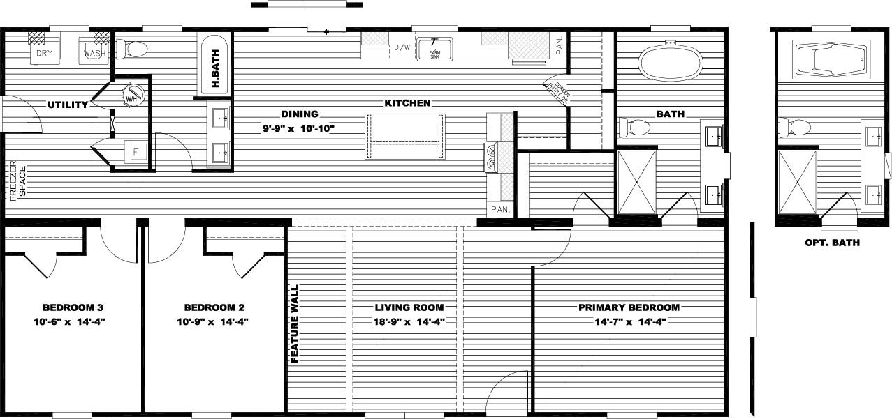 Emilie Elite - Floor Plan 1