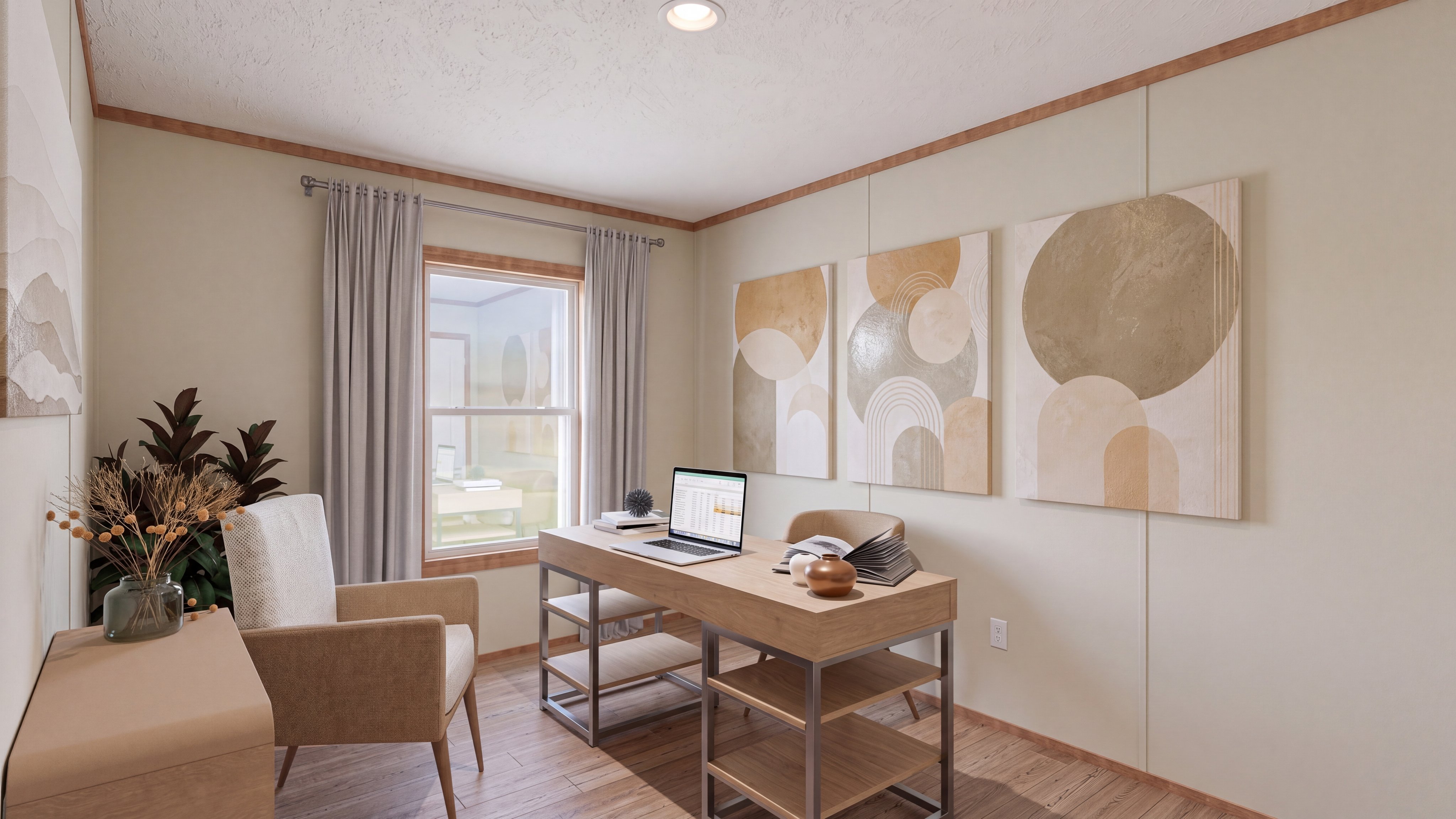 Bedroom rendering of the Rio home.