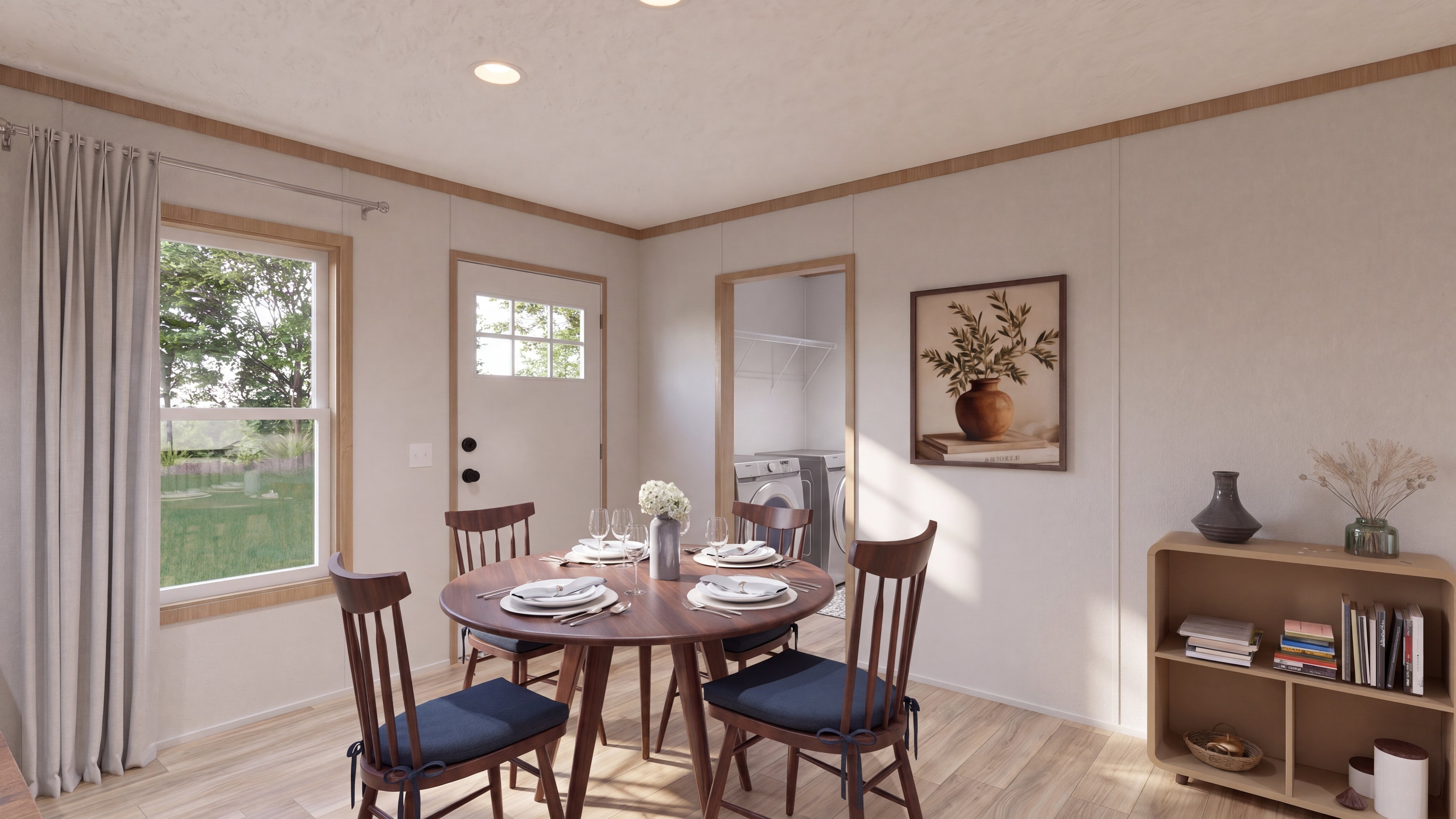 Dining area rendering of the The Real Deal home.