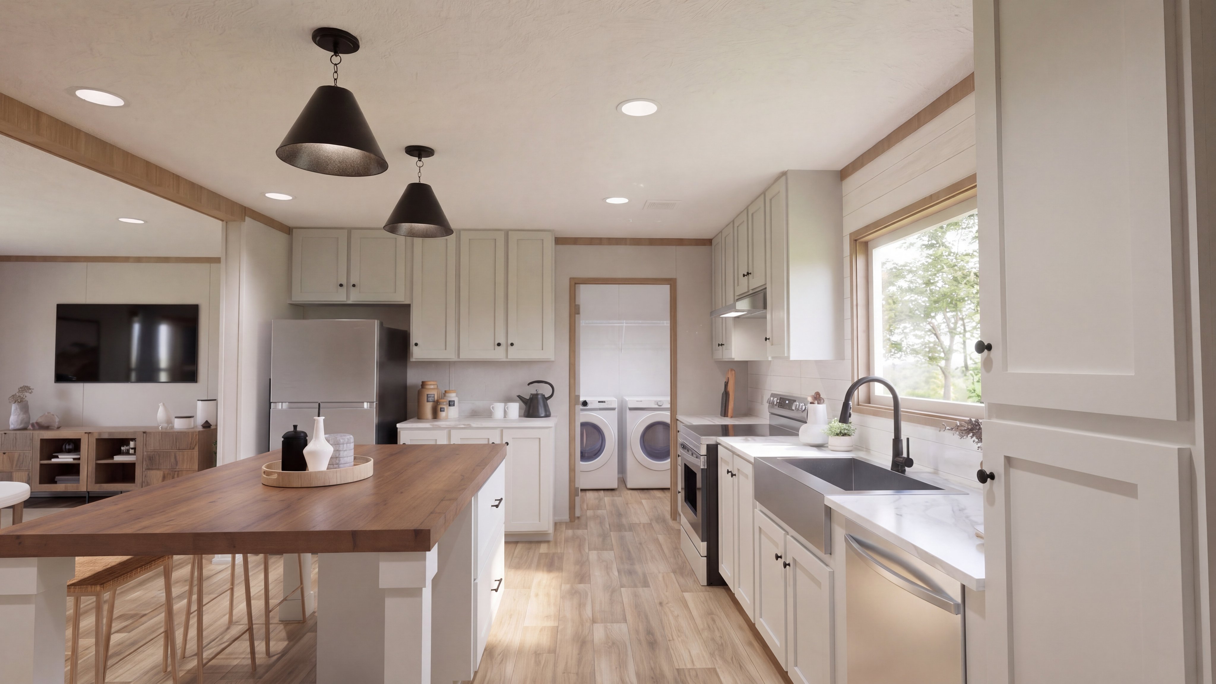 Kitchen rendering of the The Choice home.