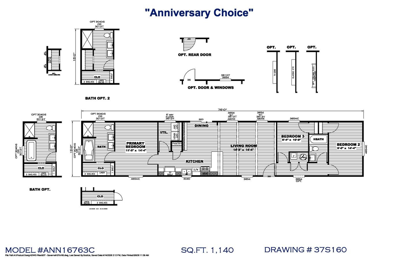 Anniversary Choice - Floor Plan 1