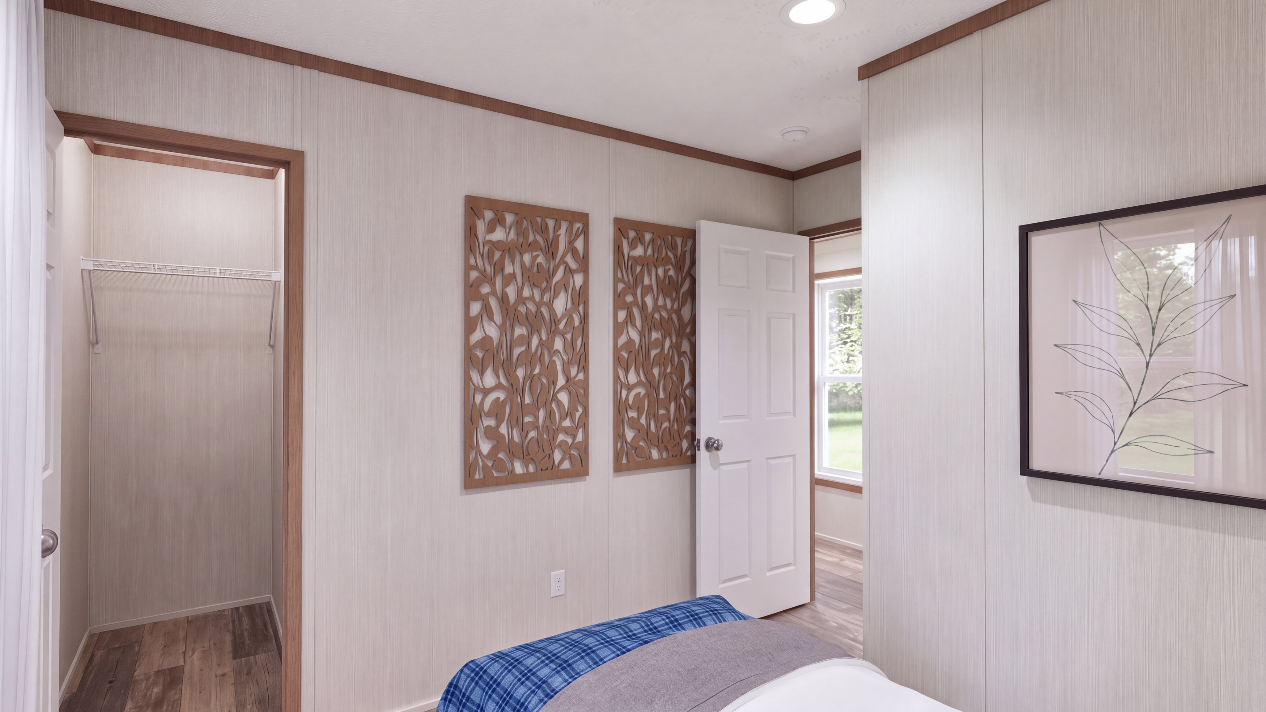 Bedroom rendering of the The Lodge home.
