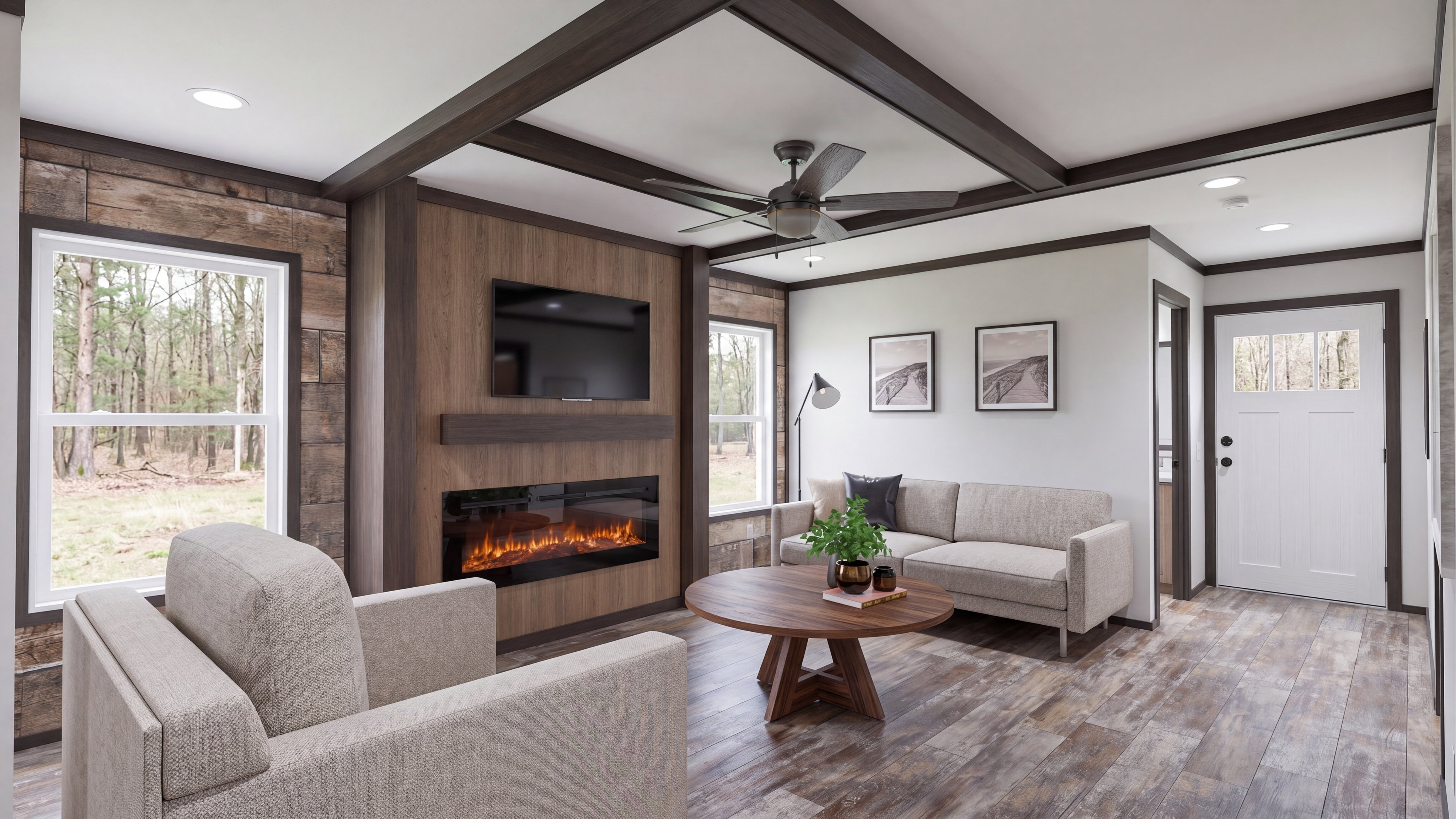 Bonus room rendering of the Boujee Xl 2 home.