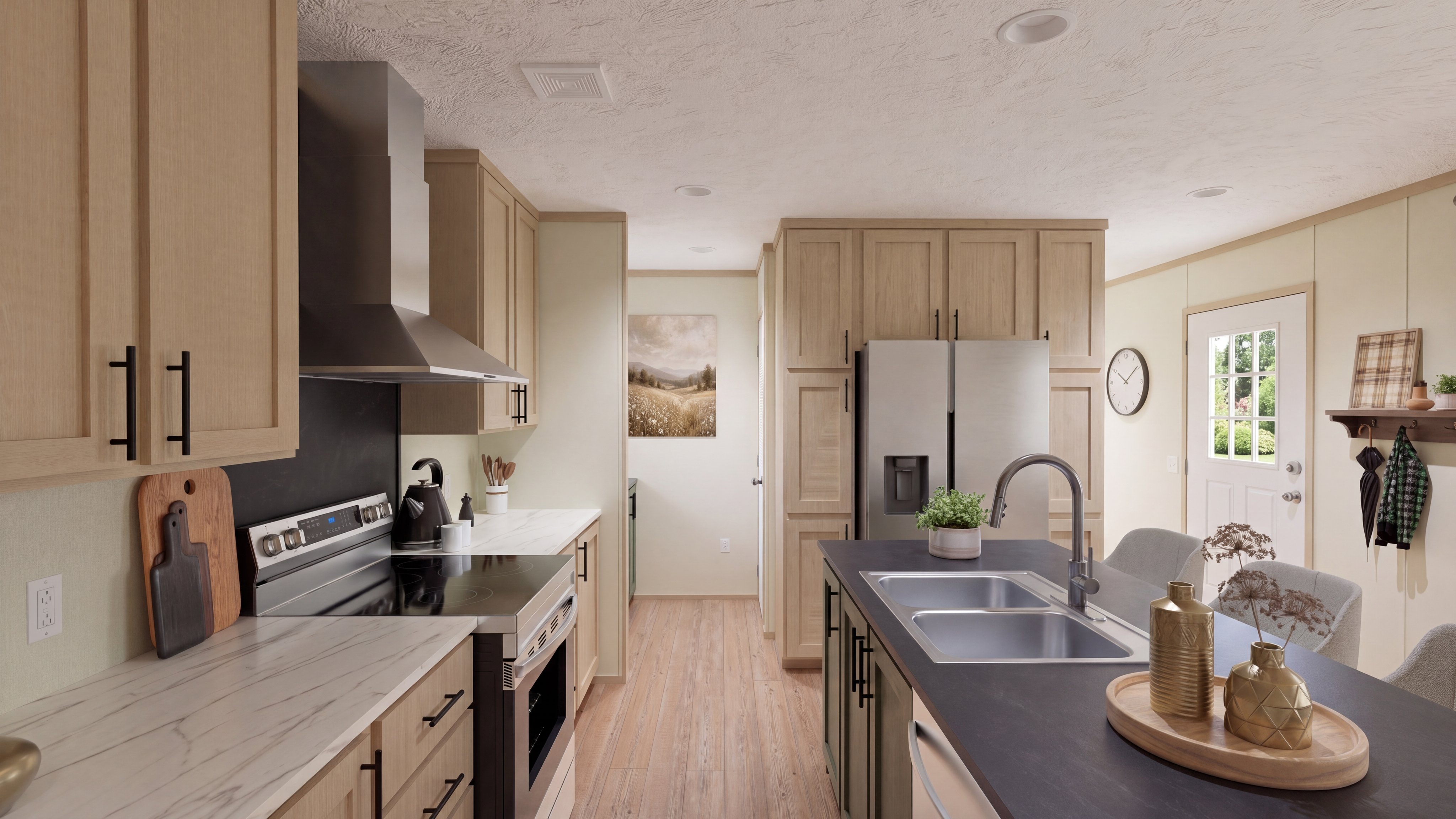 Kitchen rendering of the Zion home.