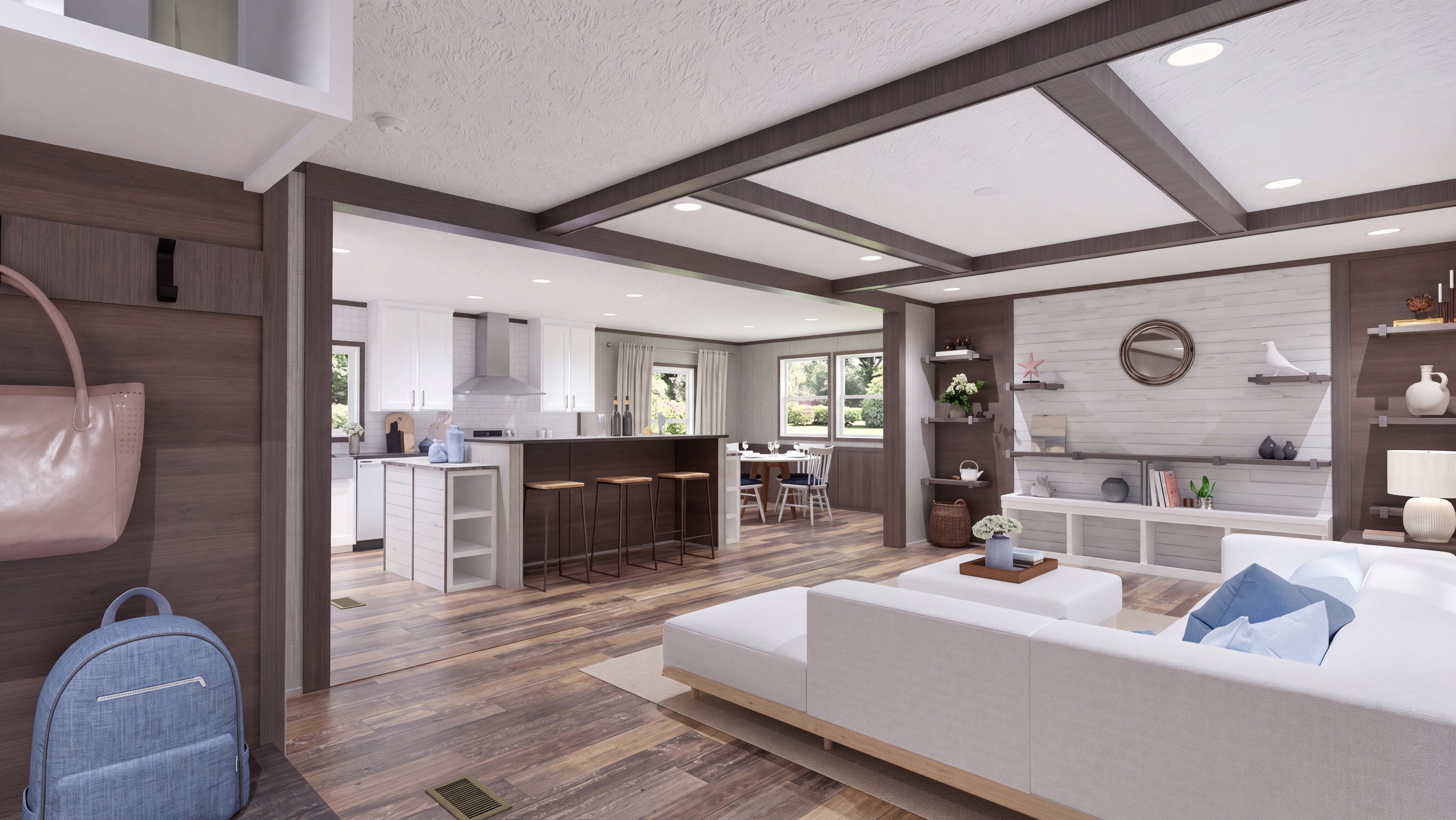 Foyer rendering of the The Shoreline home.