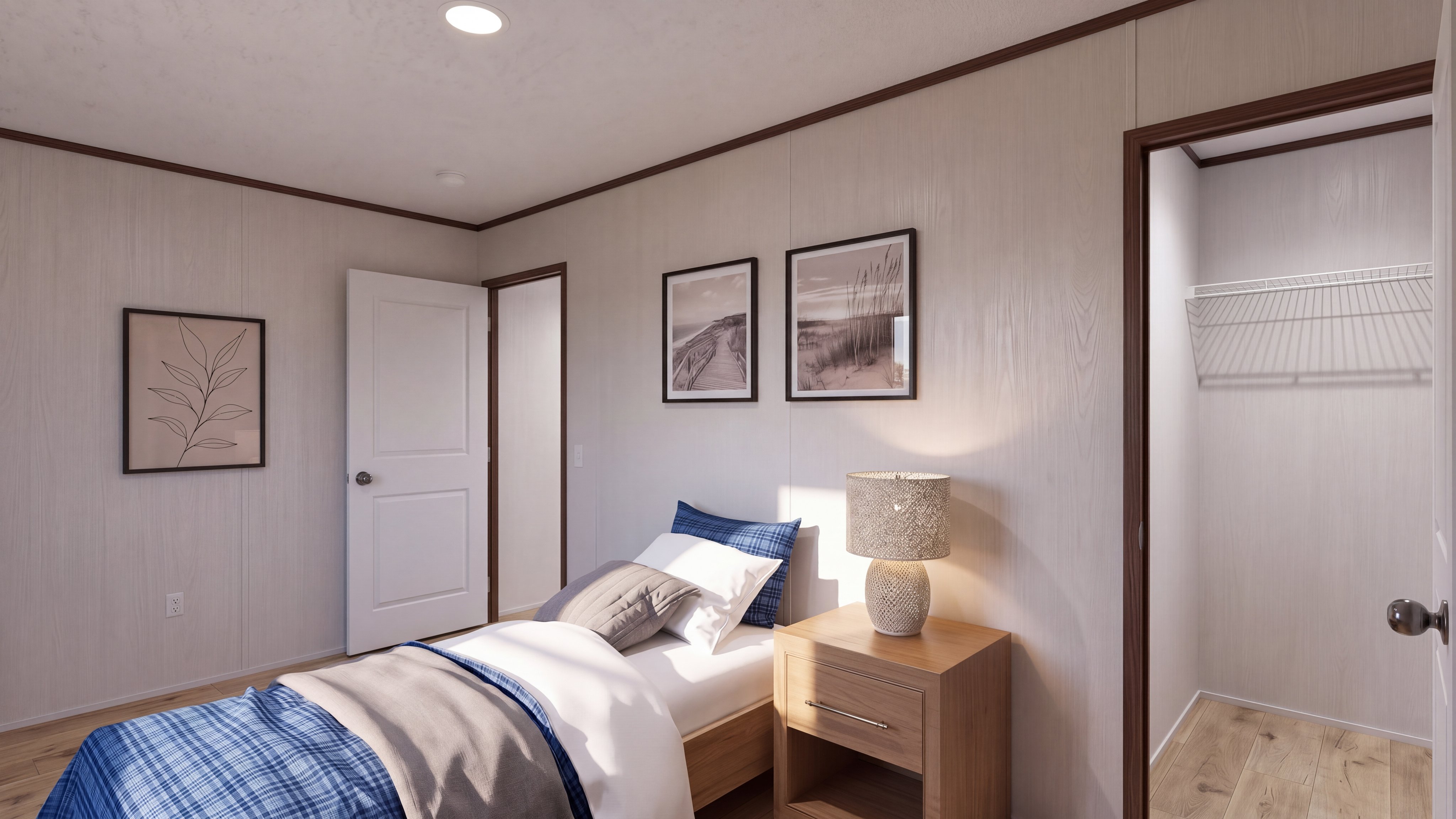 Bedroom rendering of the Select home.