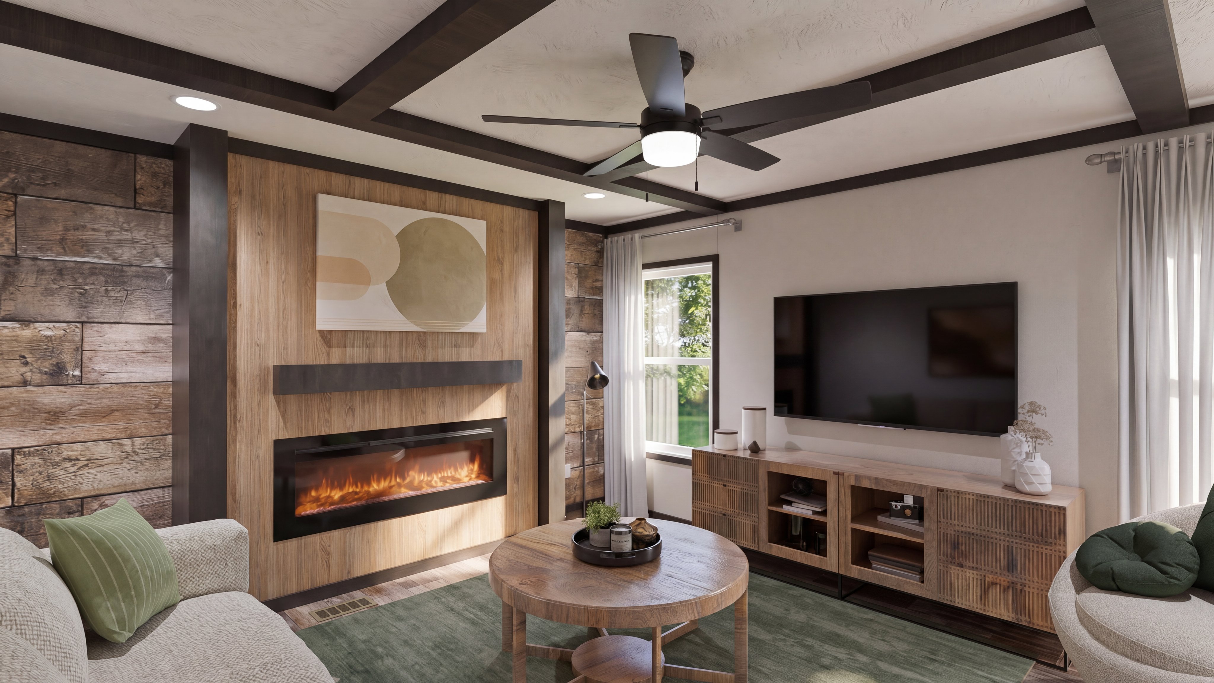Den rendering of the Boujee 2 home.