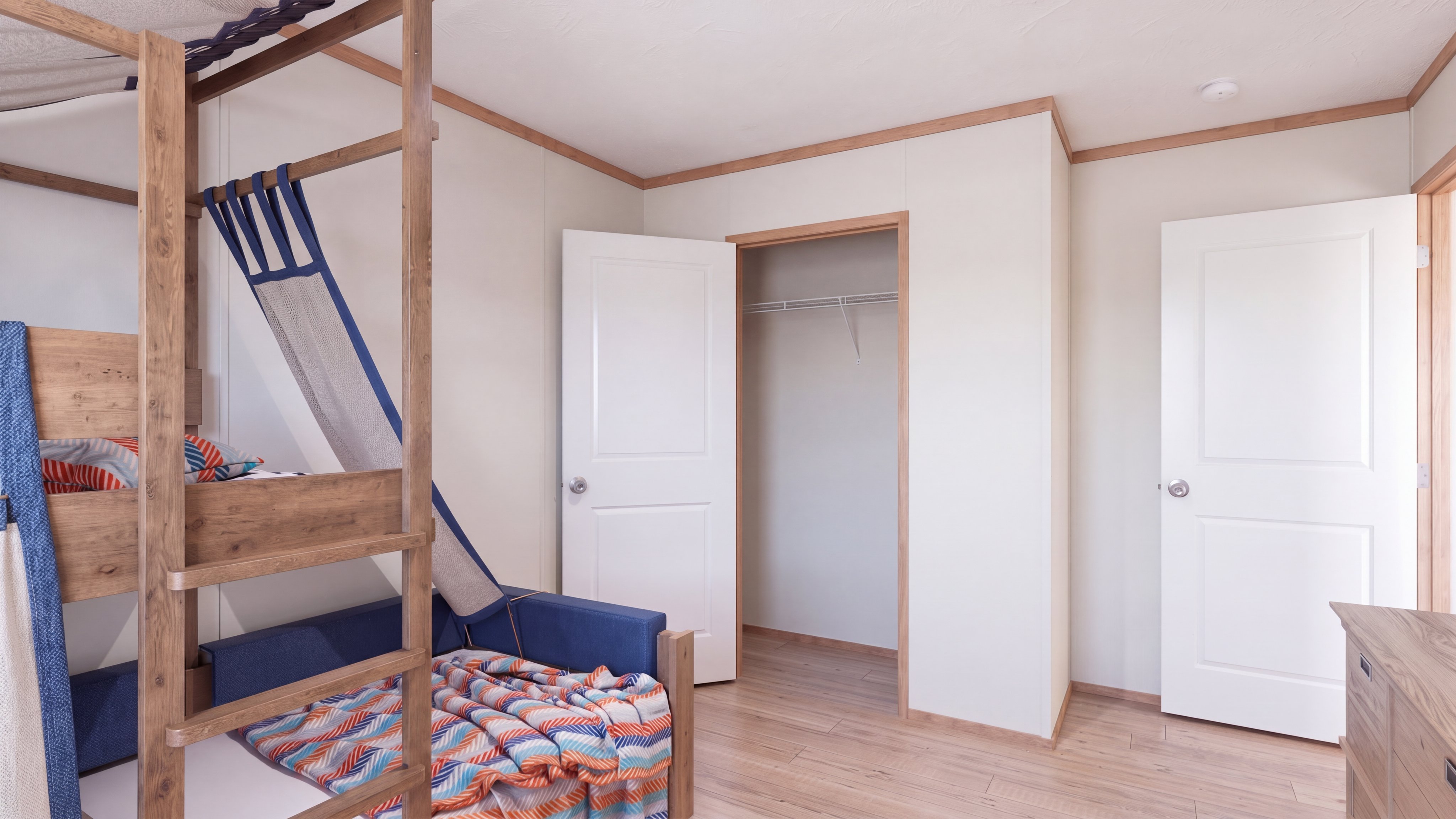 Bedroom rendering of the Sevier home.