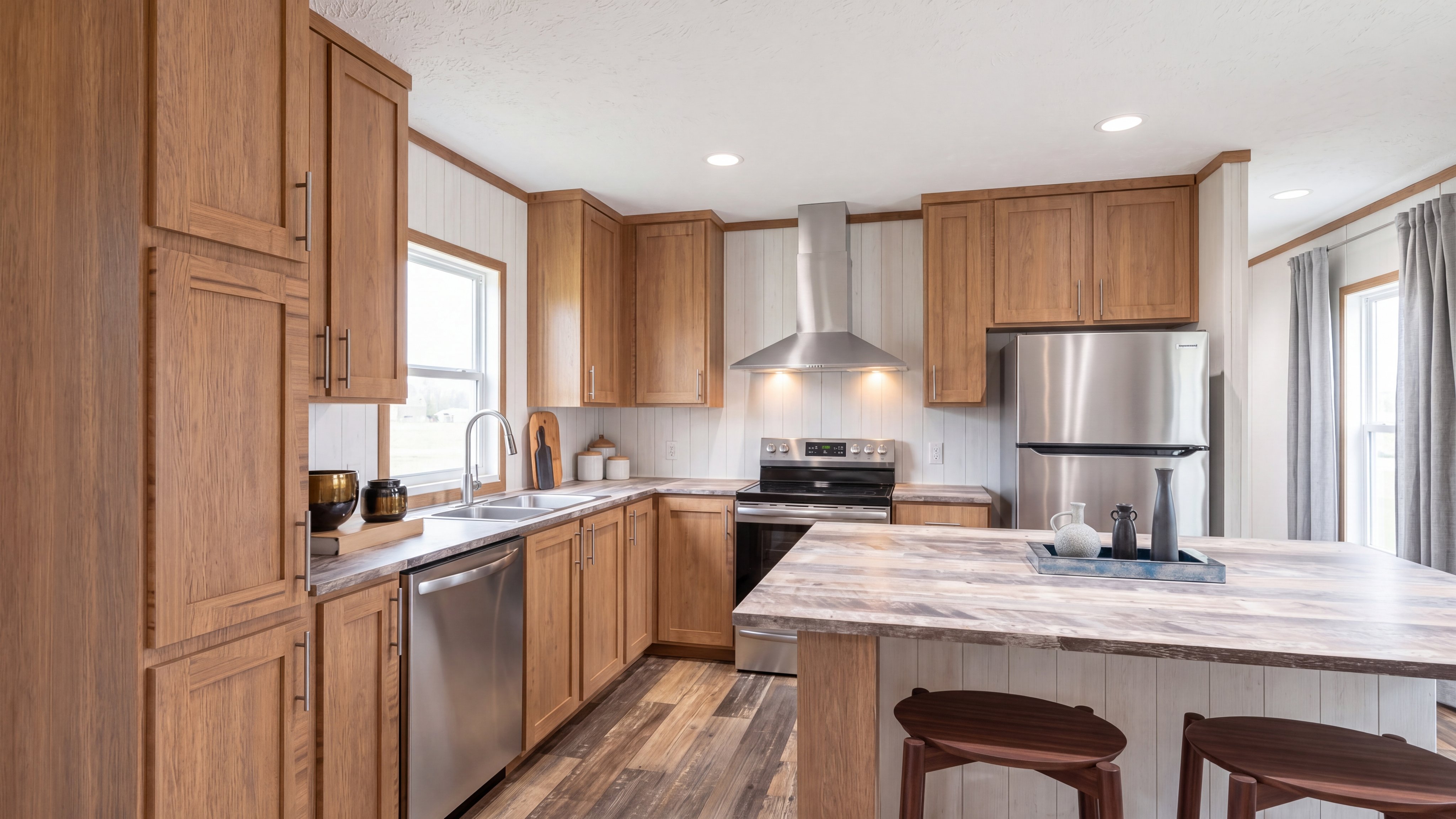 Kitchen rendering of the The Lodge home.